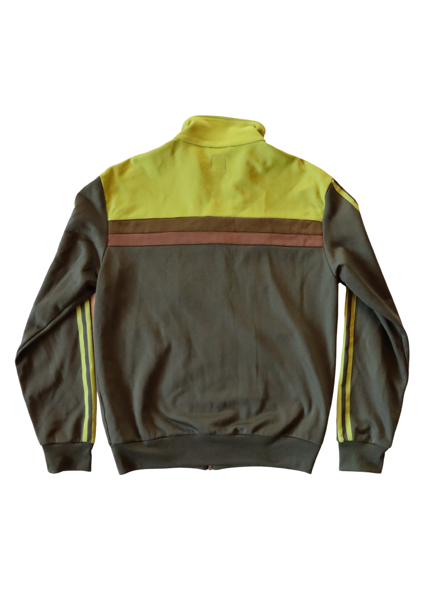 Vintage Green and Brown Adidas Zip-up┃Size M