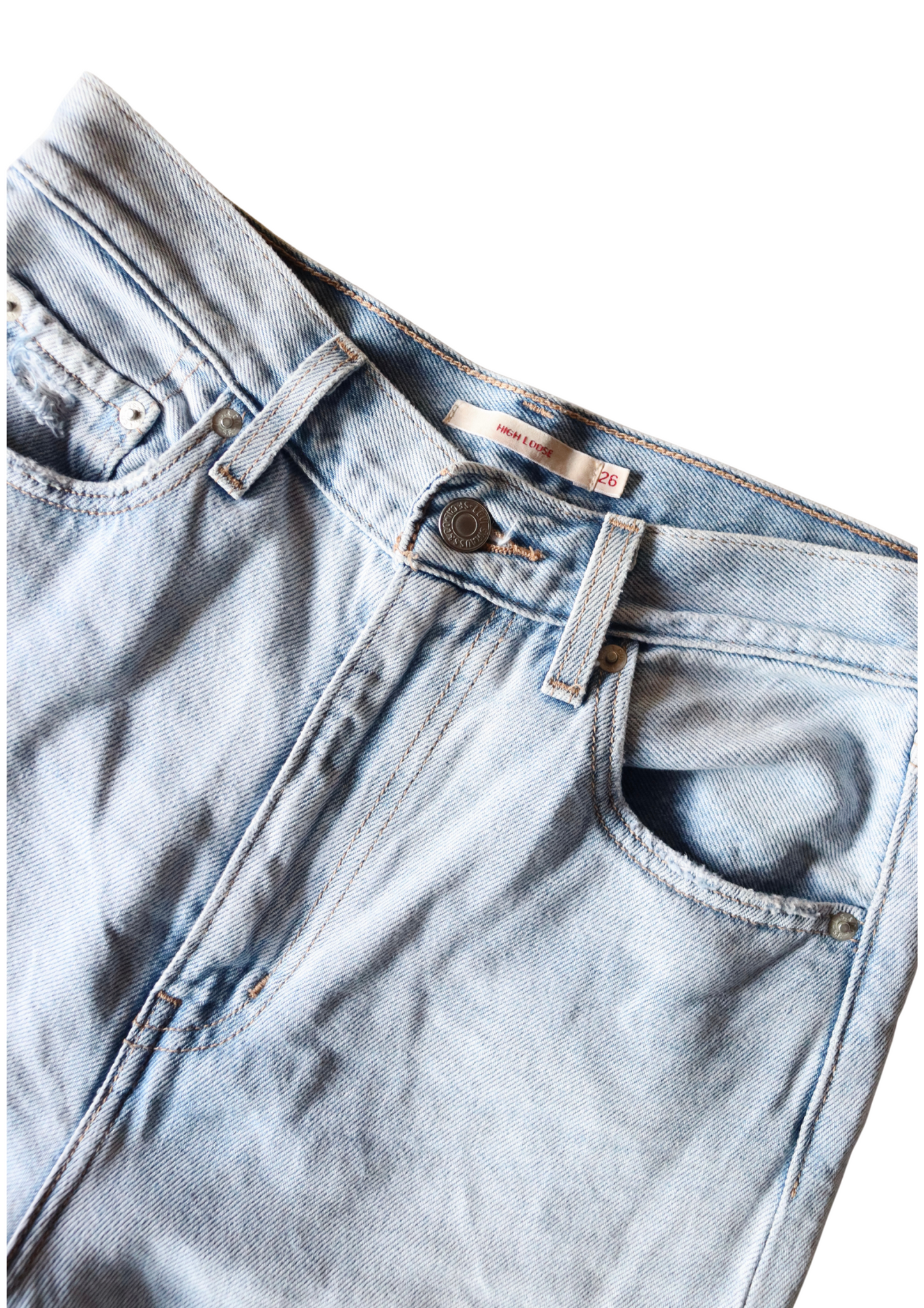 Levi's Light Wash High Loose Jeans┃Size 26