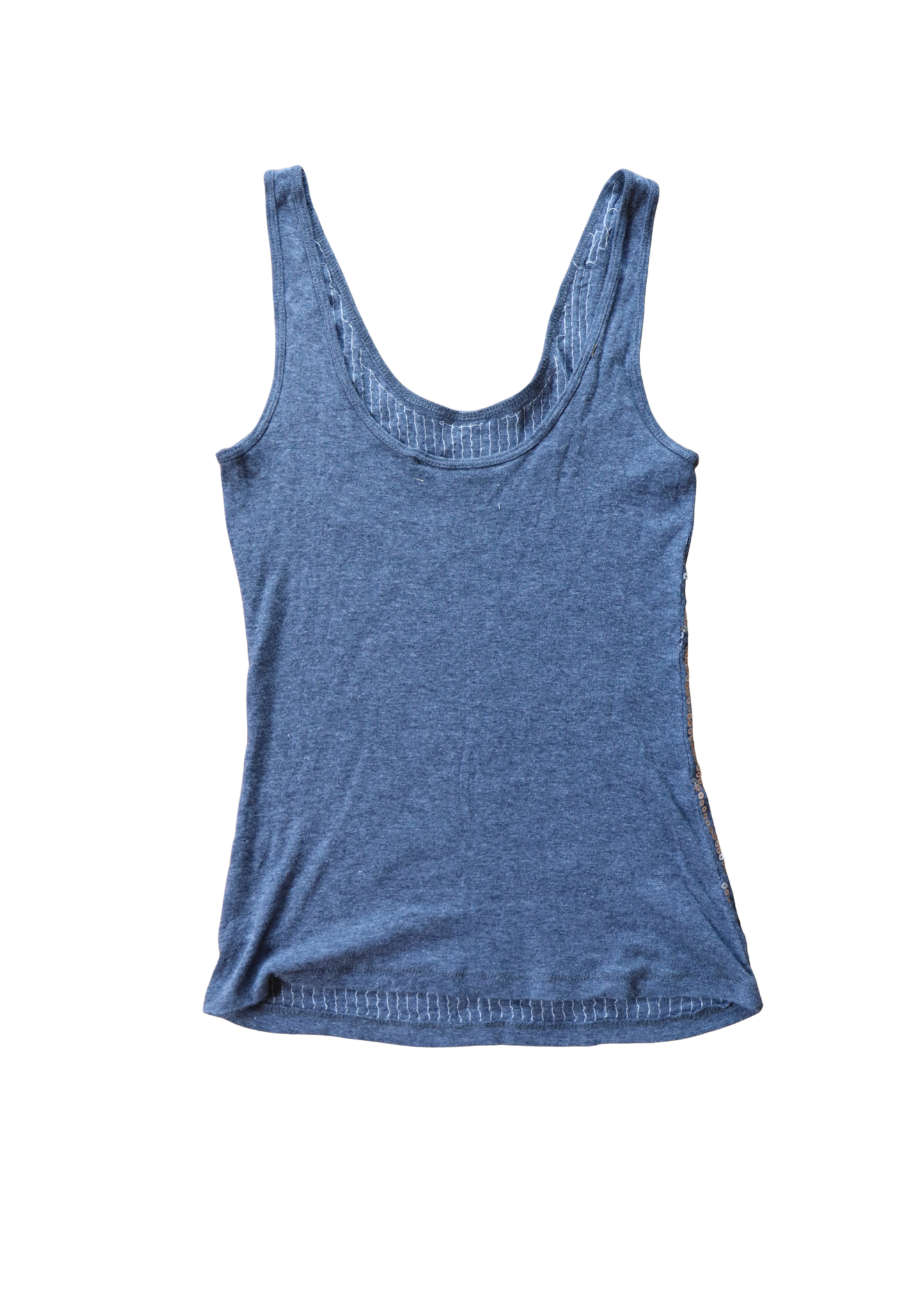 Grey Sequin Tank