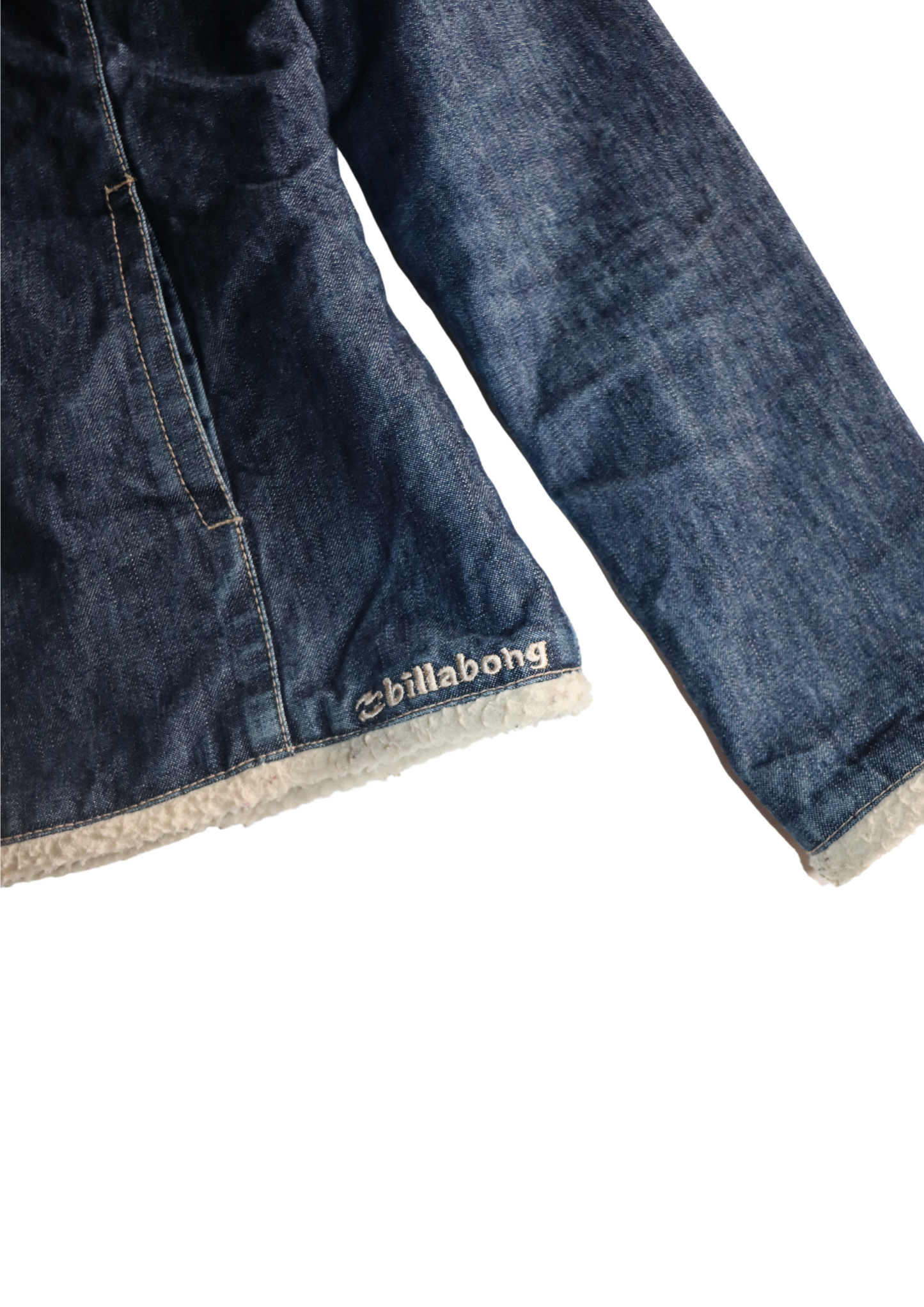Denim Billabong Fleece Lined Jacket┃Size 10