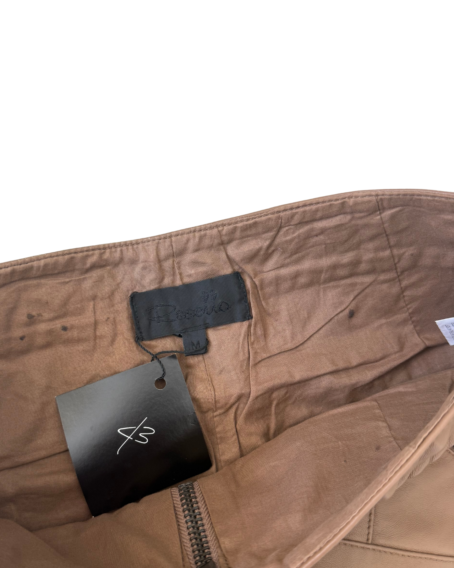 Brown Pleather Short Shorts┃Size M