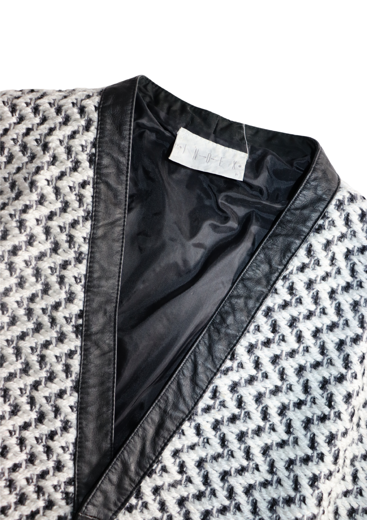 Vintage Black and White Bomber┃Size M