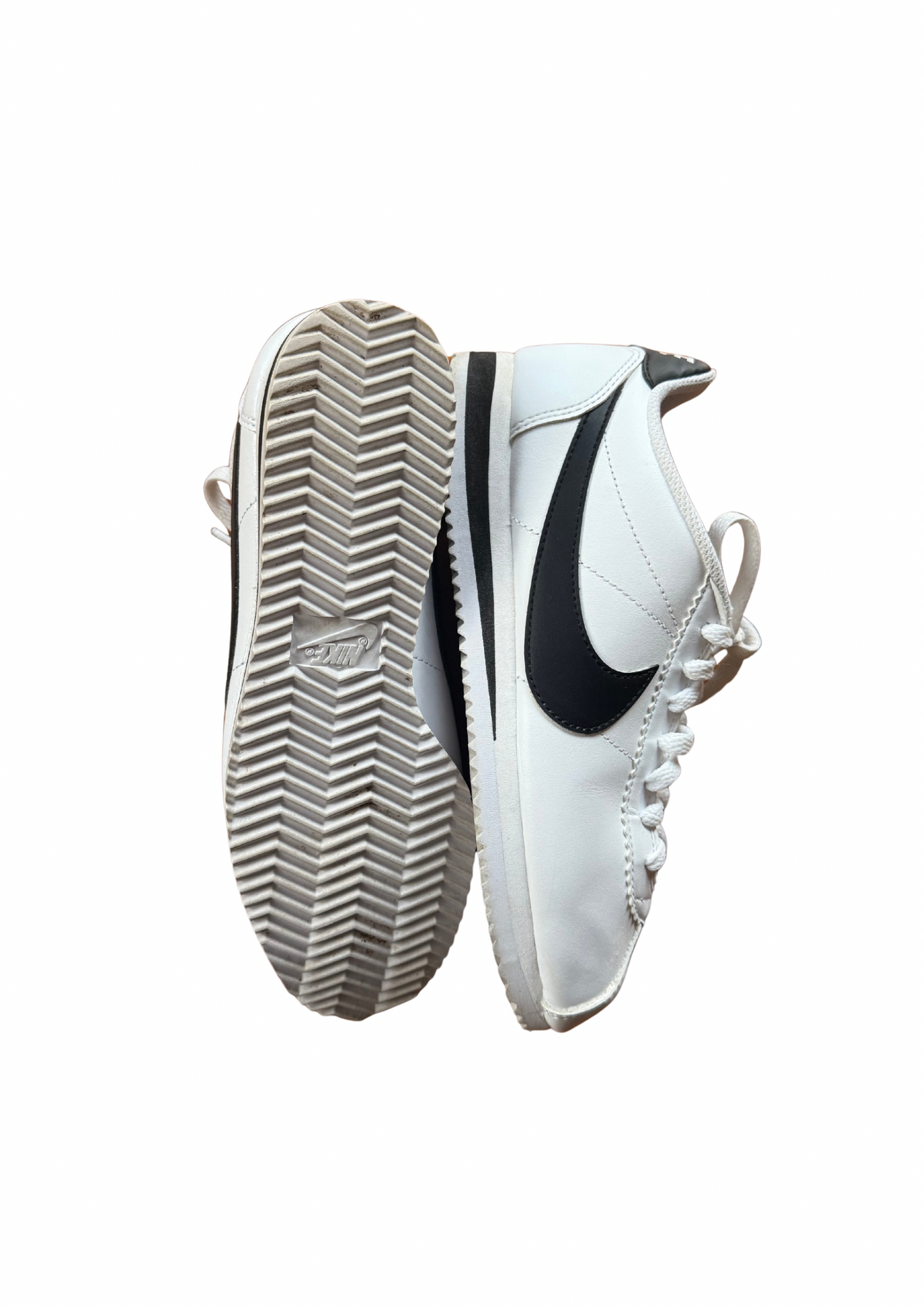 White and Black Nike Cortez┃EU 38