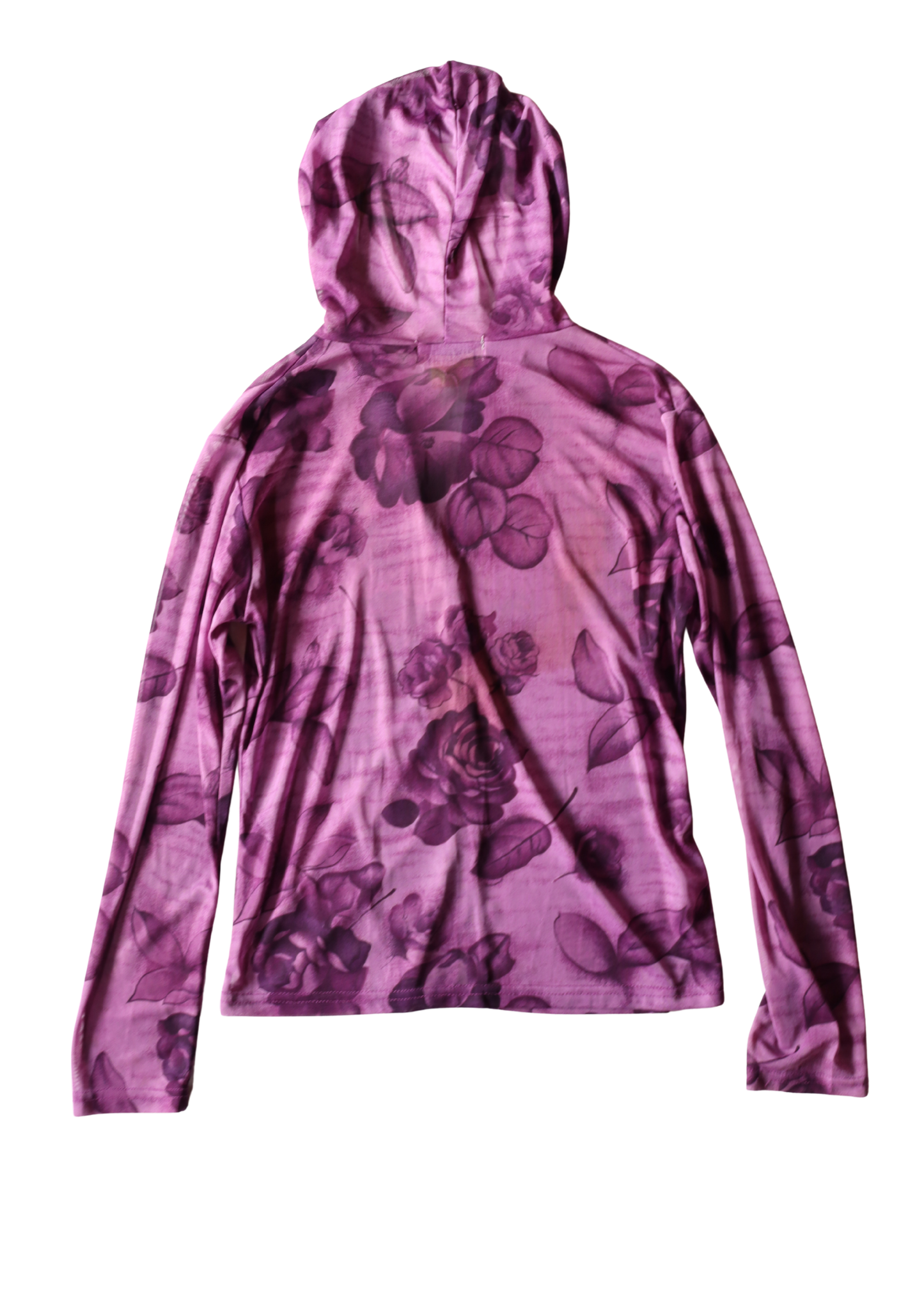 Vintage Purple Mesh Button-up