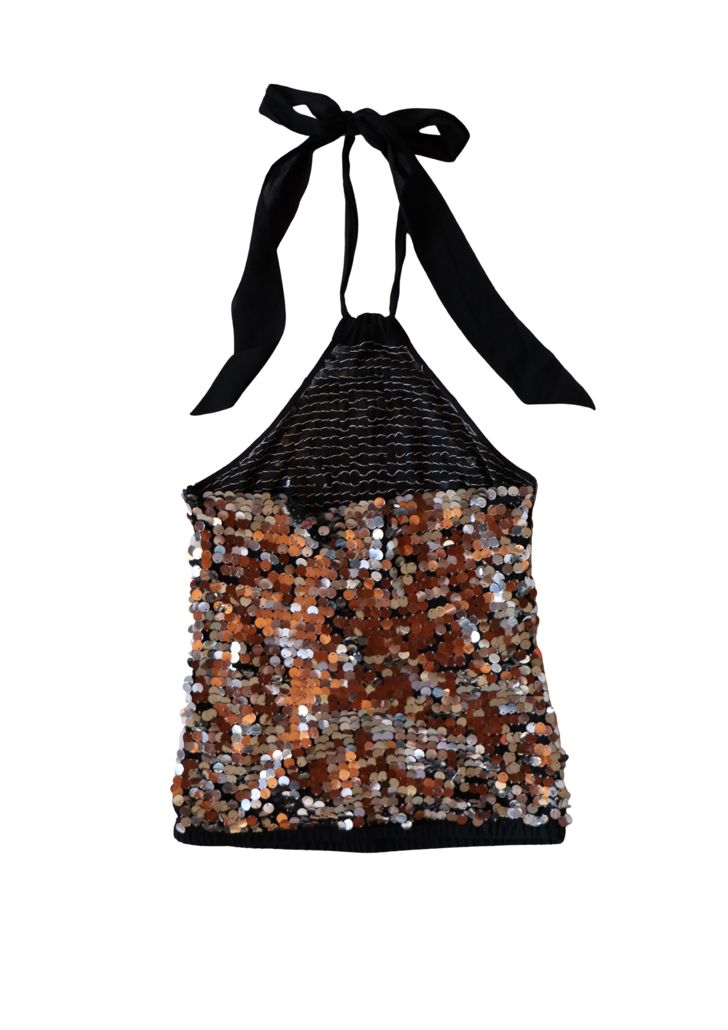 Sequin Halter Top┃Size 8
