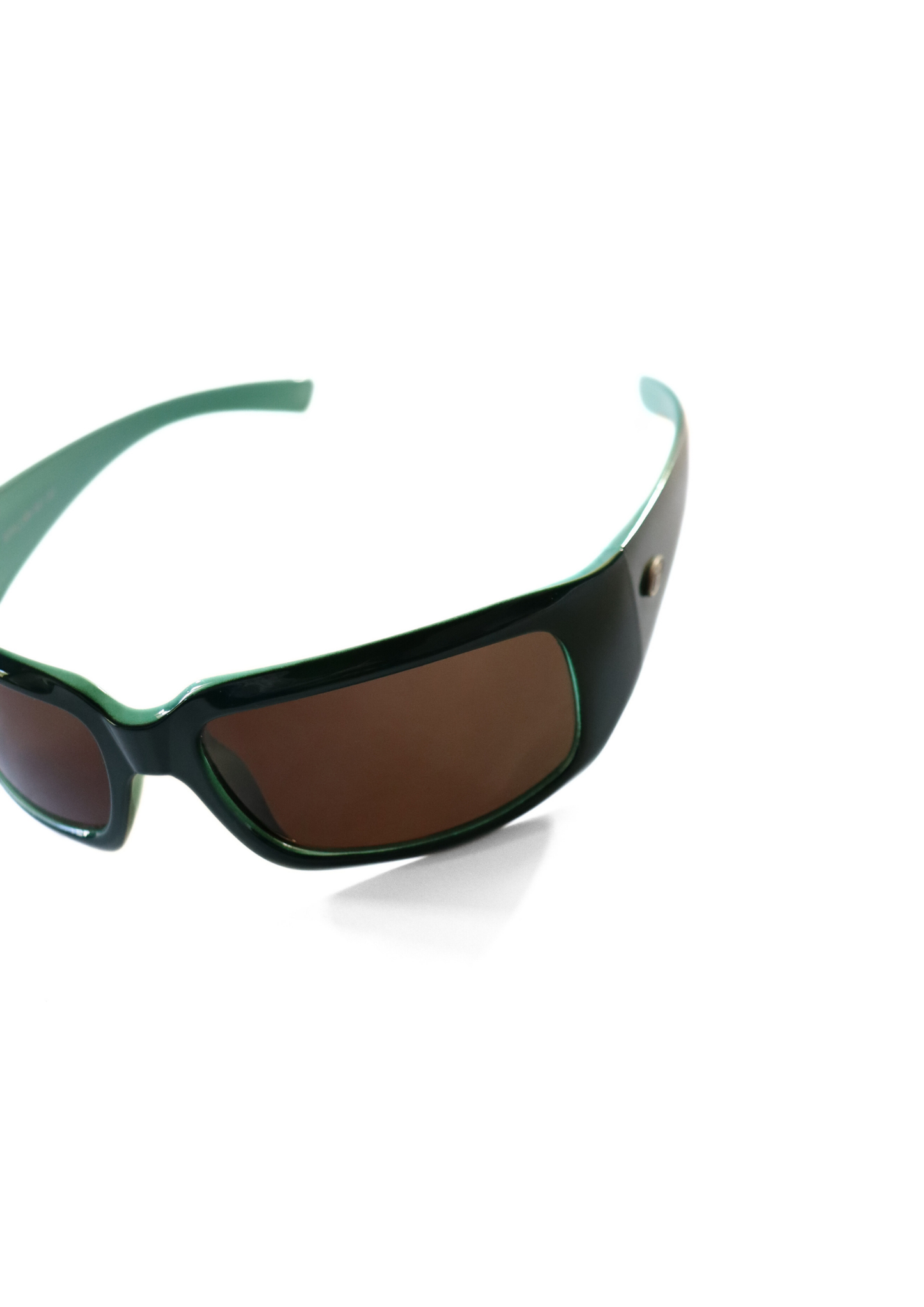 Green Wrap Around Sunglasses