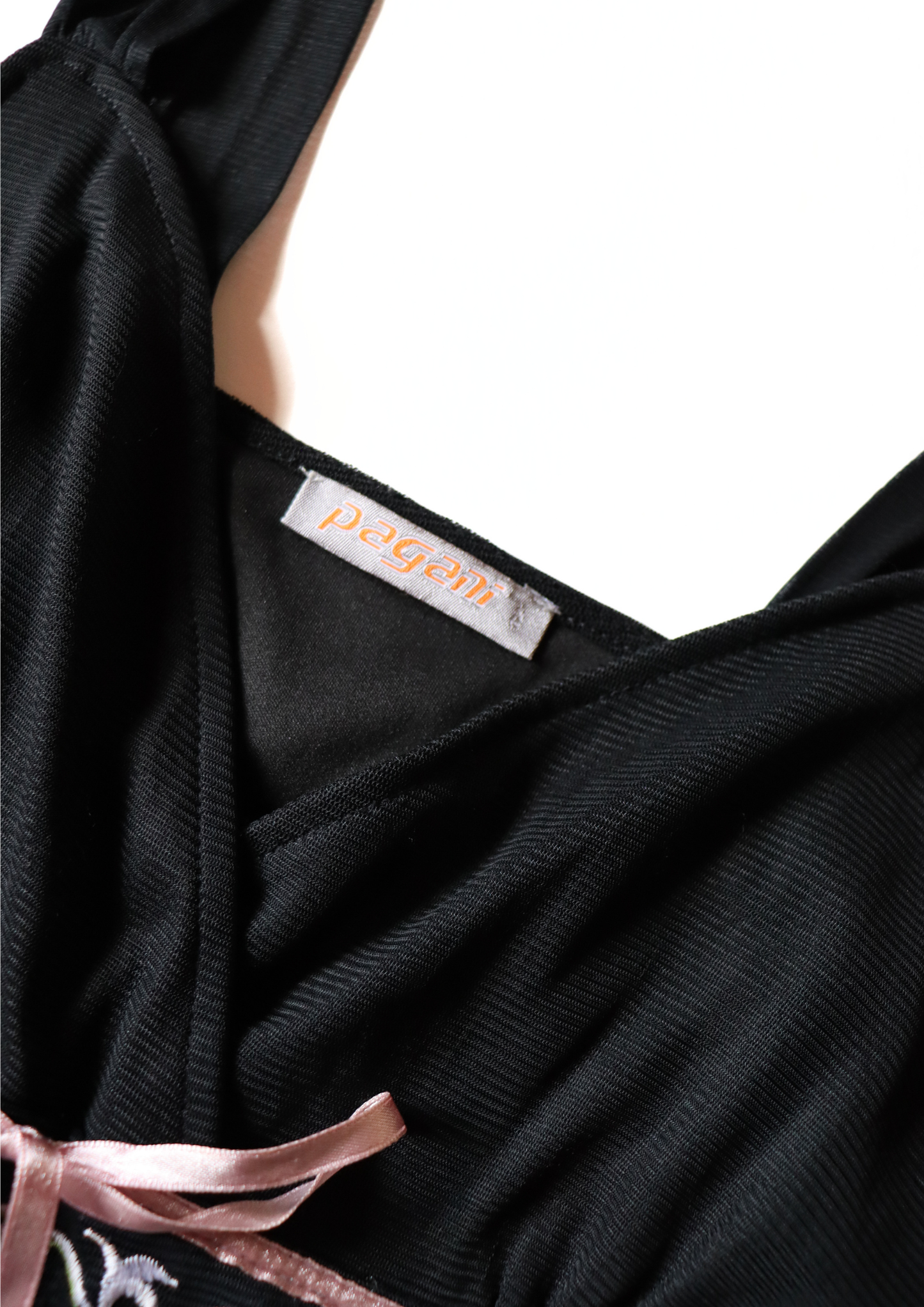 Vintage Black Floral Pagani Tank┃Size 12