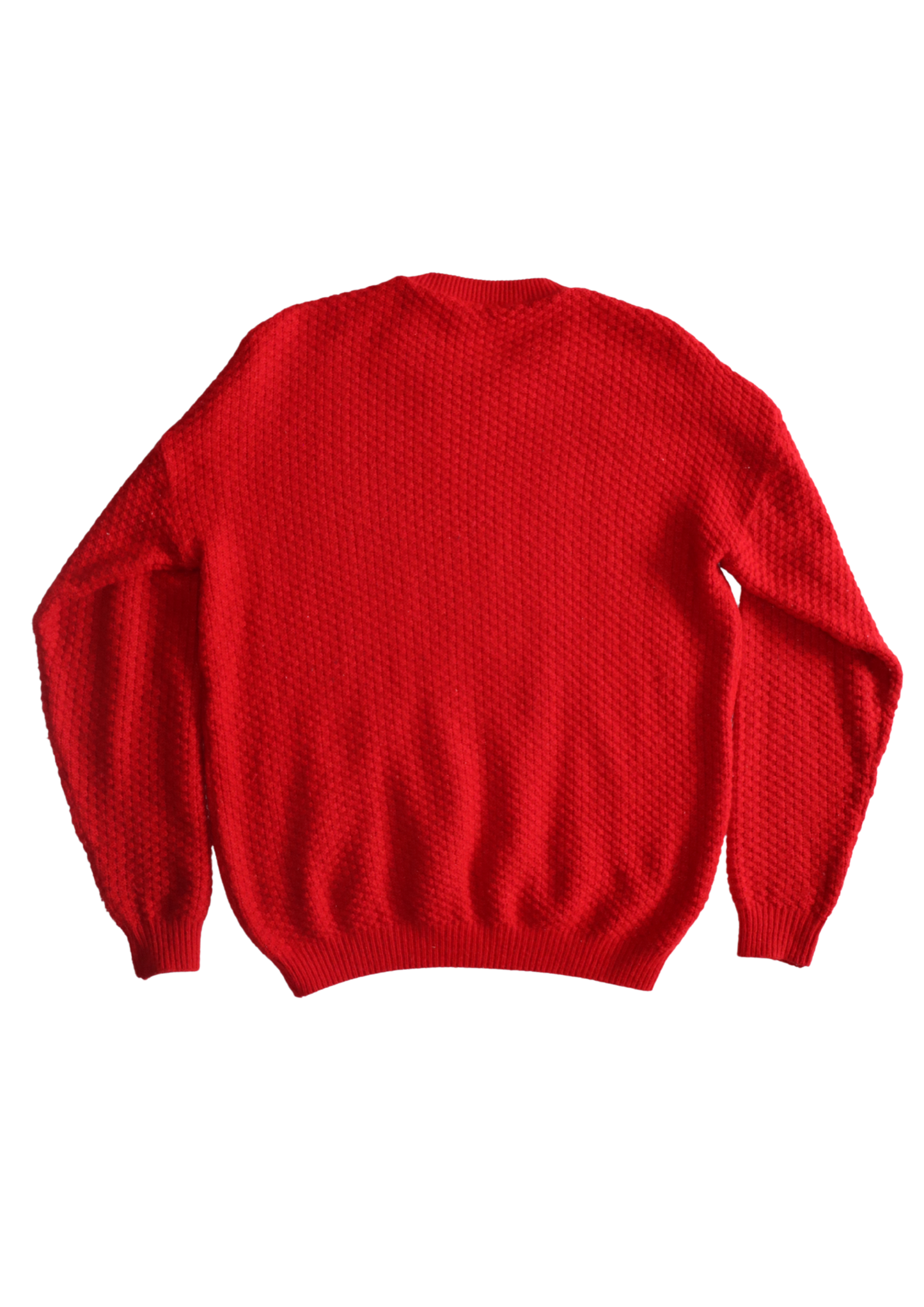 Vintage Red Knit Sweater┃Size L