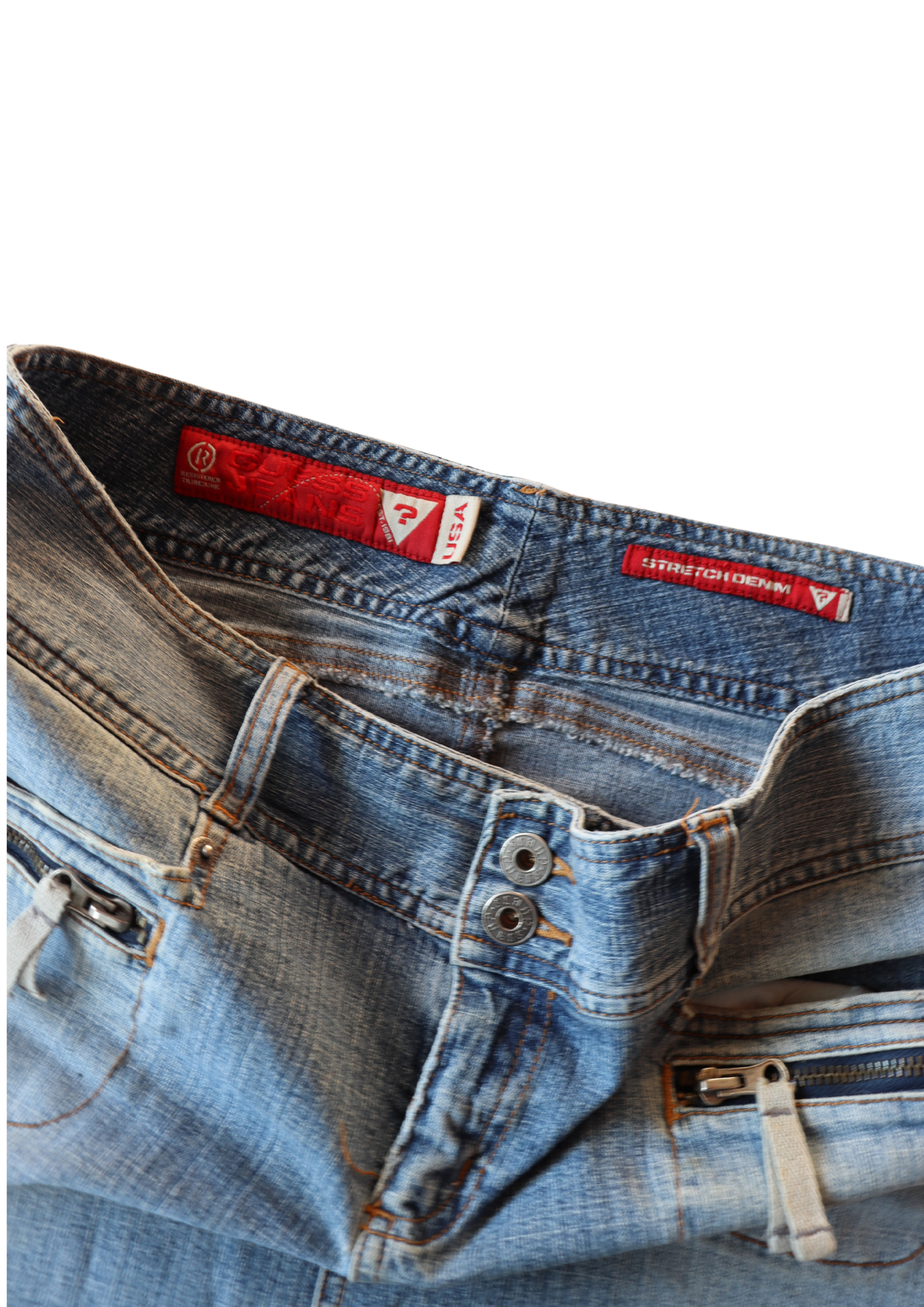 Vintage Guess Denim Mini Skirt┃Size L