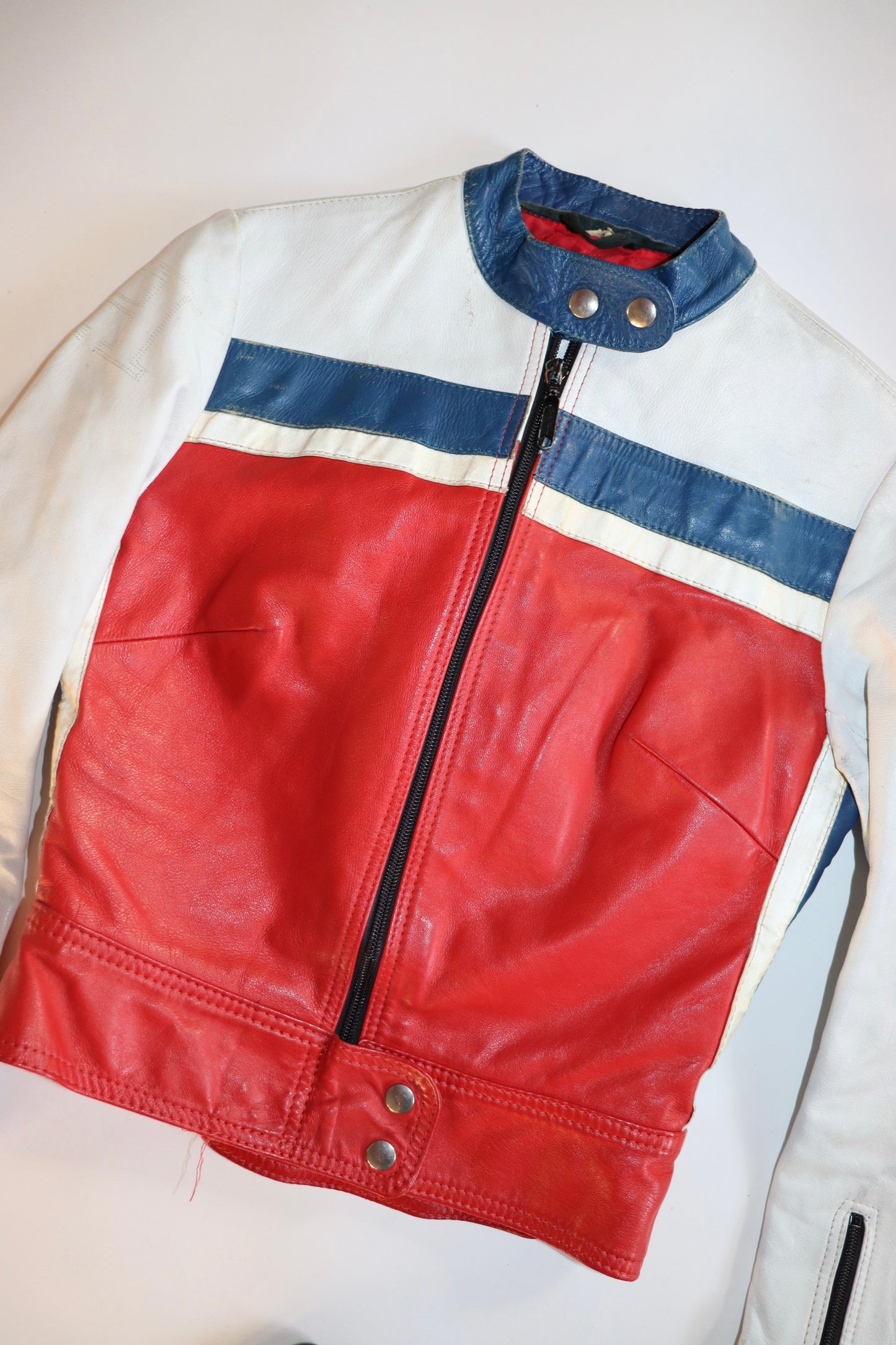 Vintage Honda Biker Leather Jacket