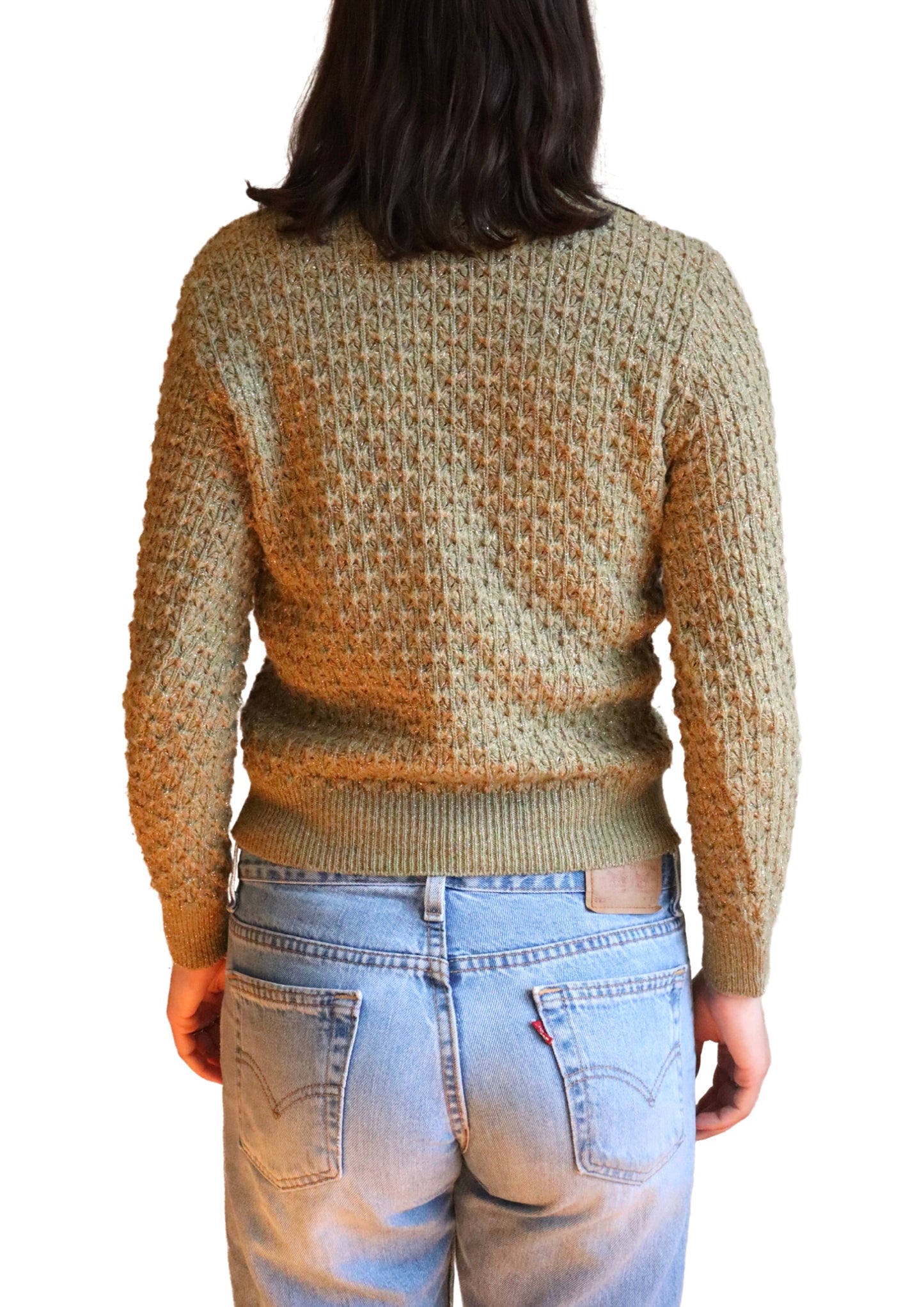 Vintage Gold Sparkle Jumper