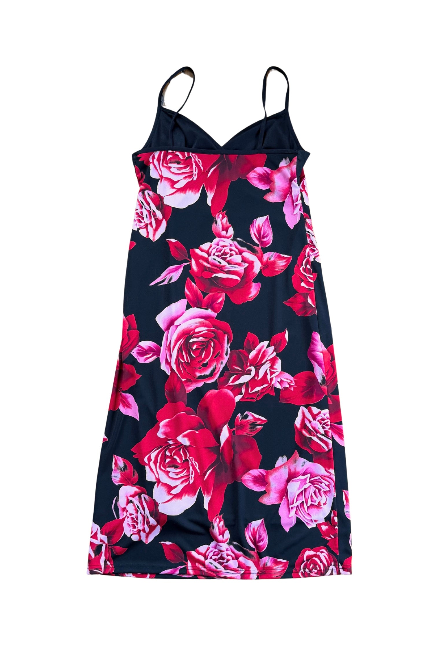 90s Rose Slip Dress┃Size 10