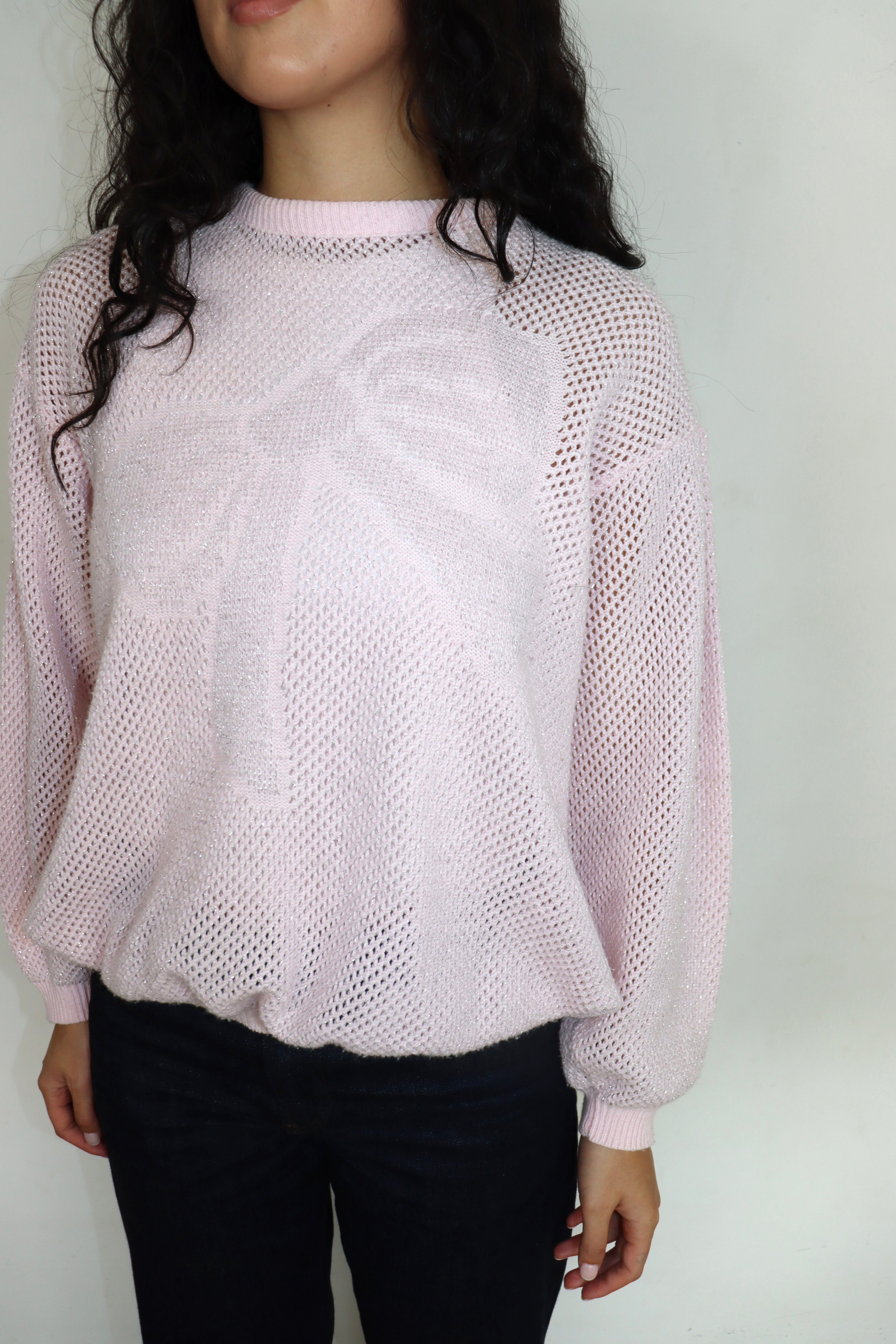 Pink Bow Knit