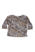Leopard Print Top┃Size S