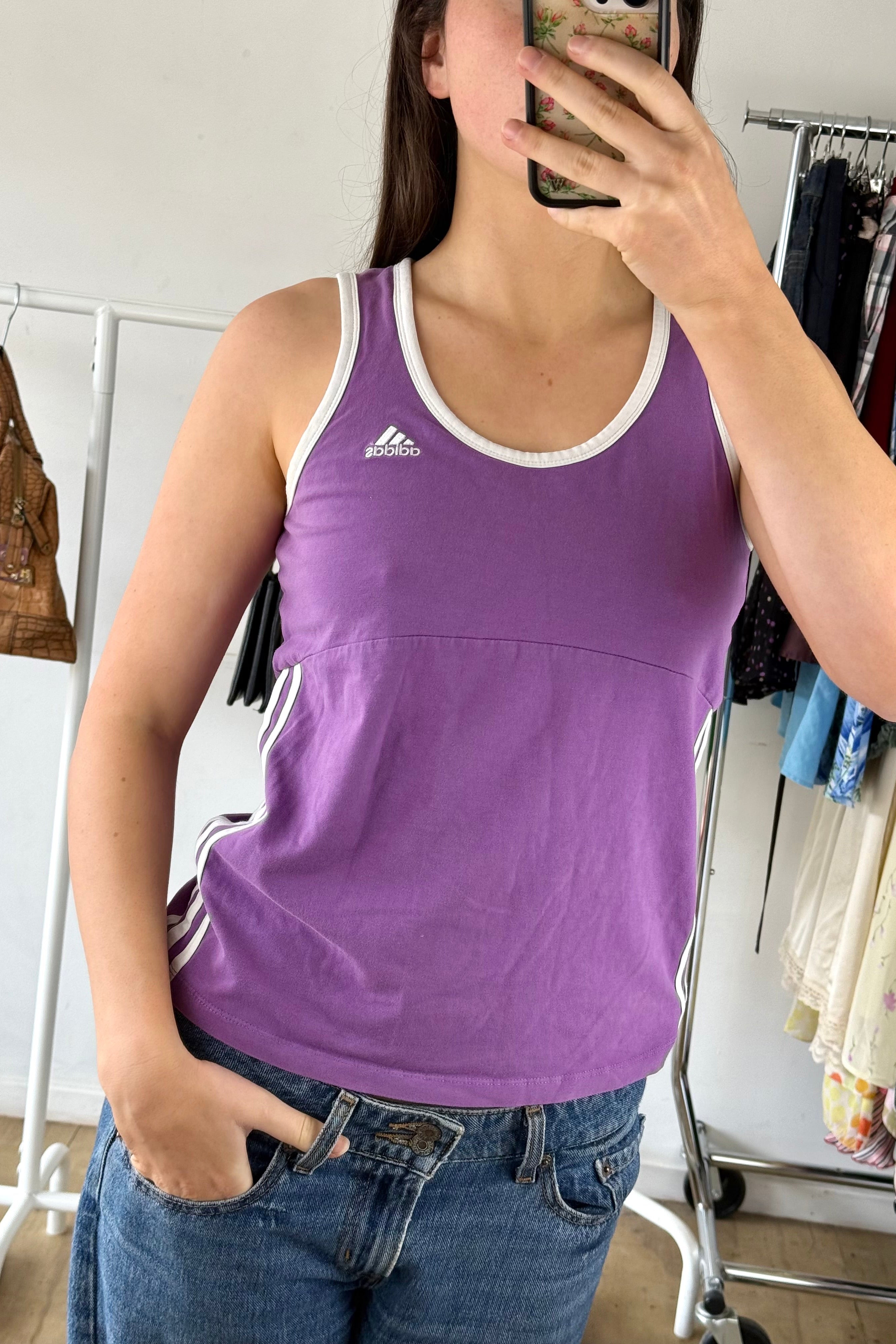 Vintage Purple Adidas Tank┃Size 12