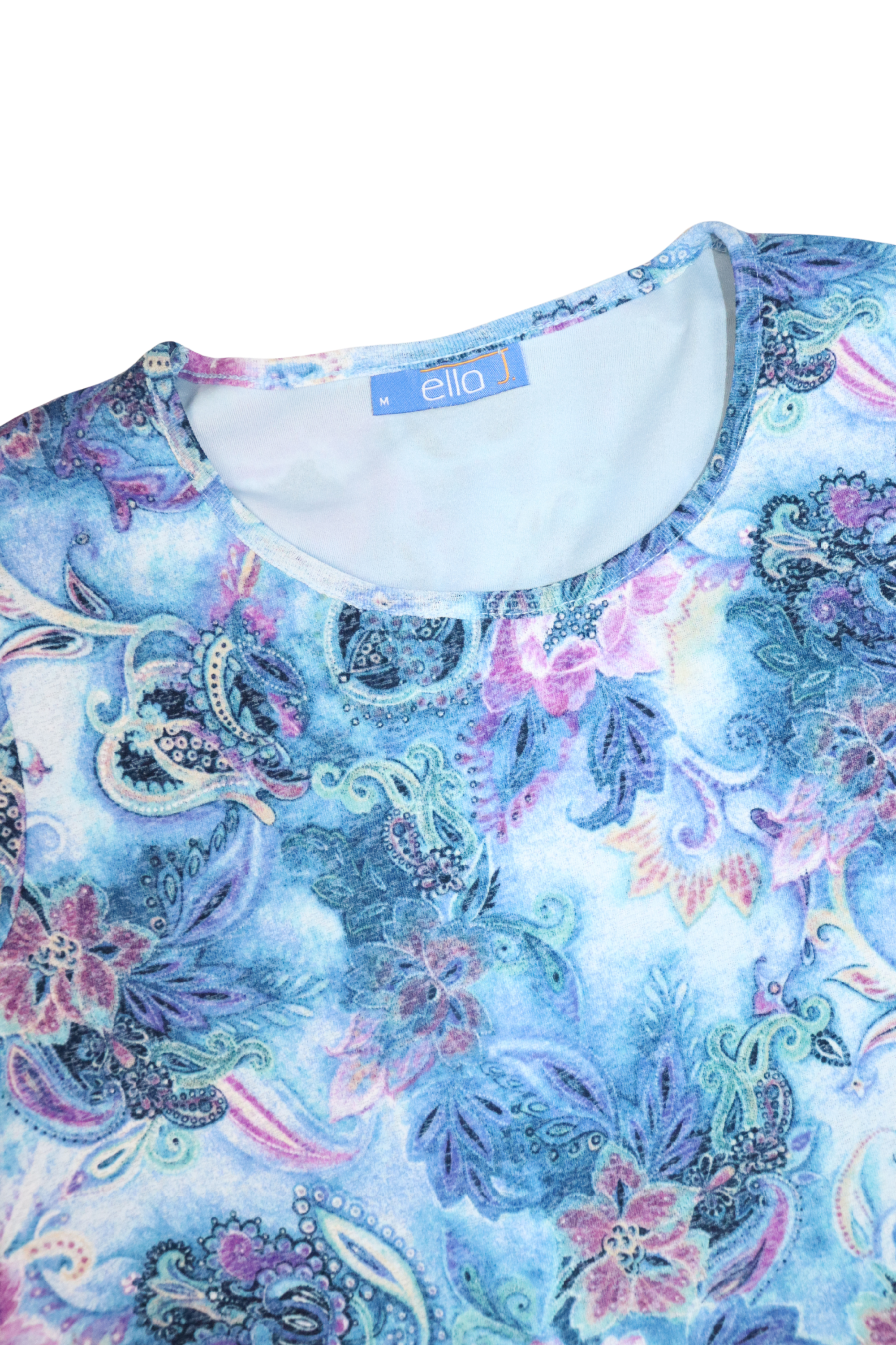 Blue Floral Longsleeve┃Size M