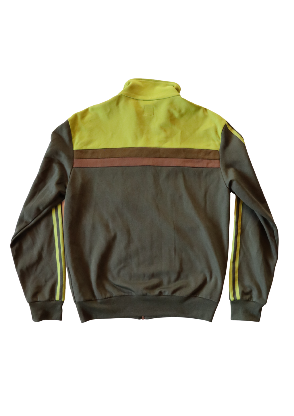 Vintage Green and Brown Adidas Zip-up┃Size M