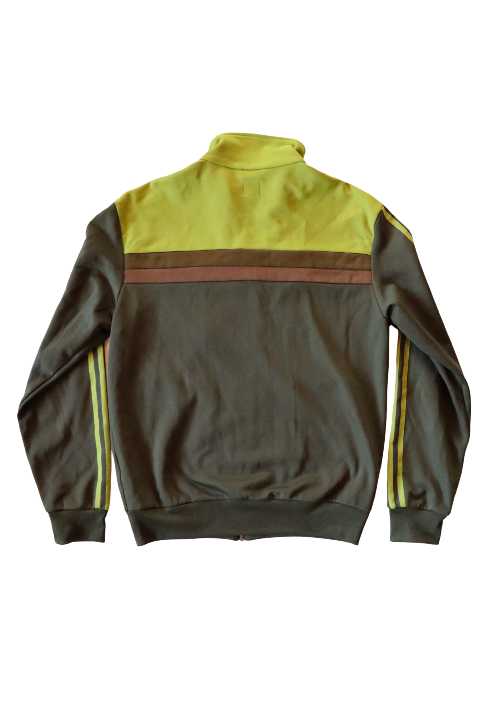 Vintage Green and Brown Adidas Zip-up┃Size M