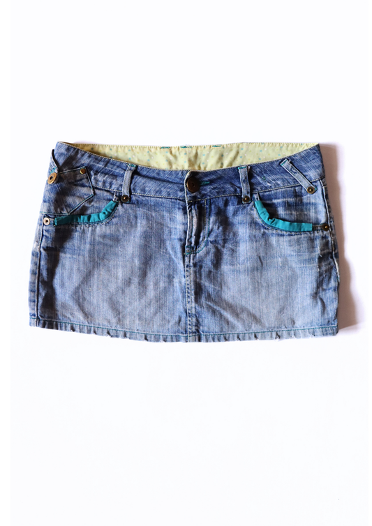 Denim Mini Skirt┃Size 12