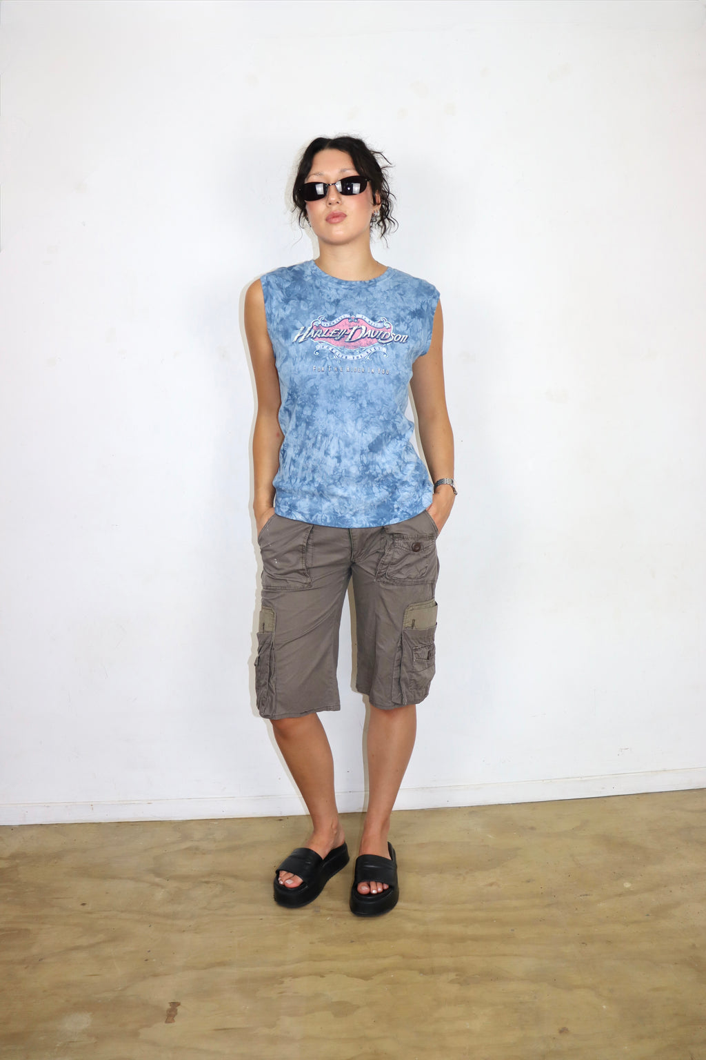 Green Cargo Capris