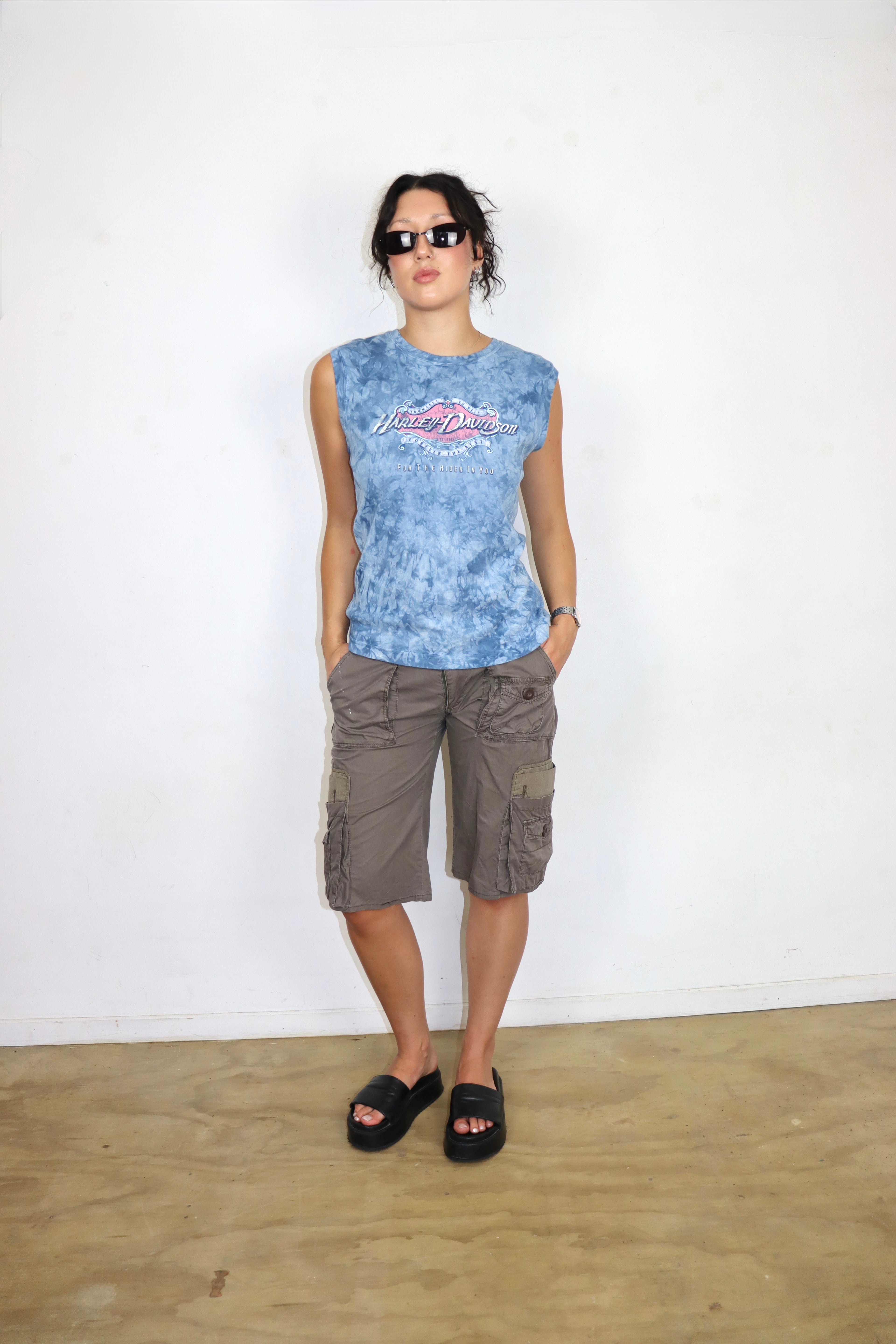 Green Cargo Capris
