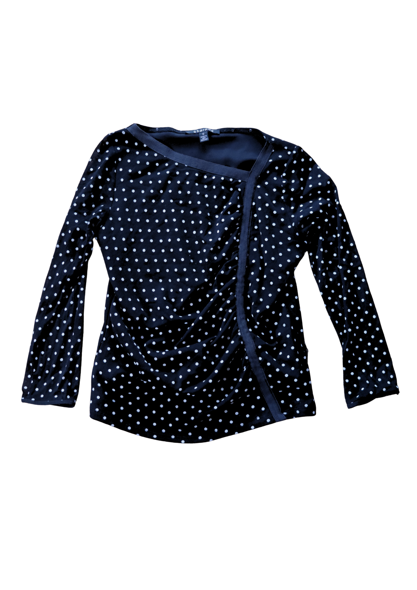 Polka Dot Longsleeve Top┃Size 12