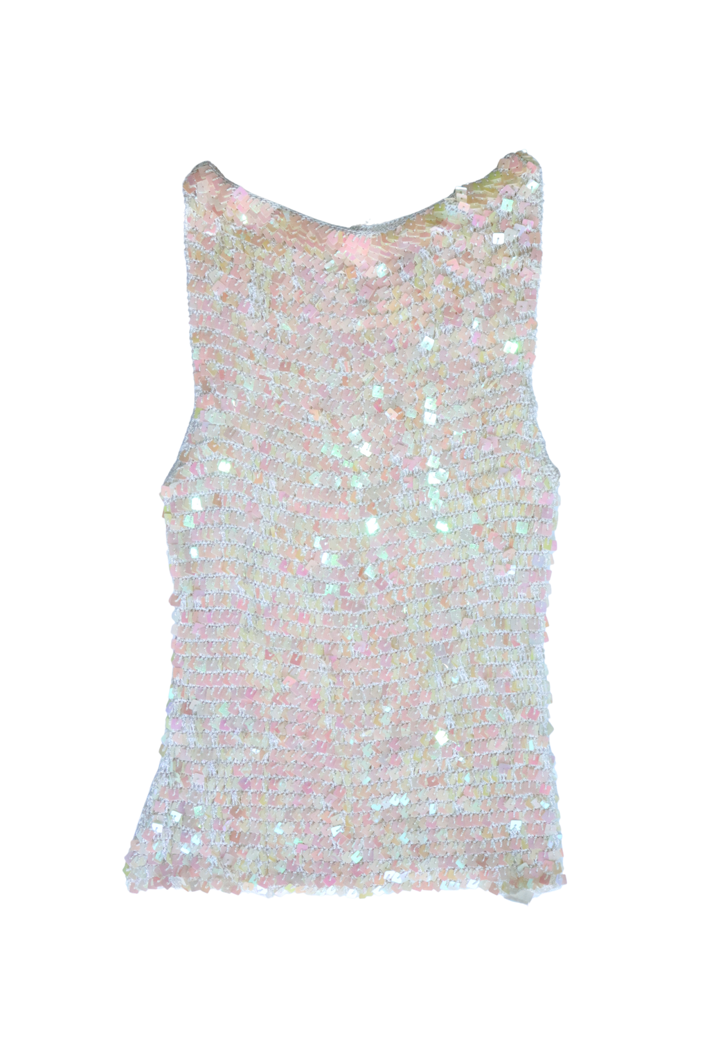 Vintage Sequin Crochet Tank