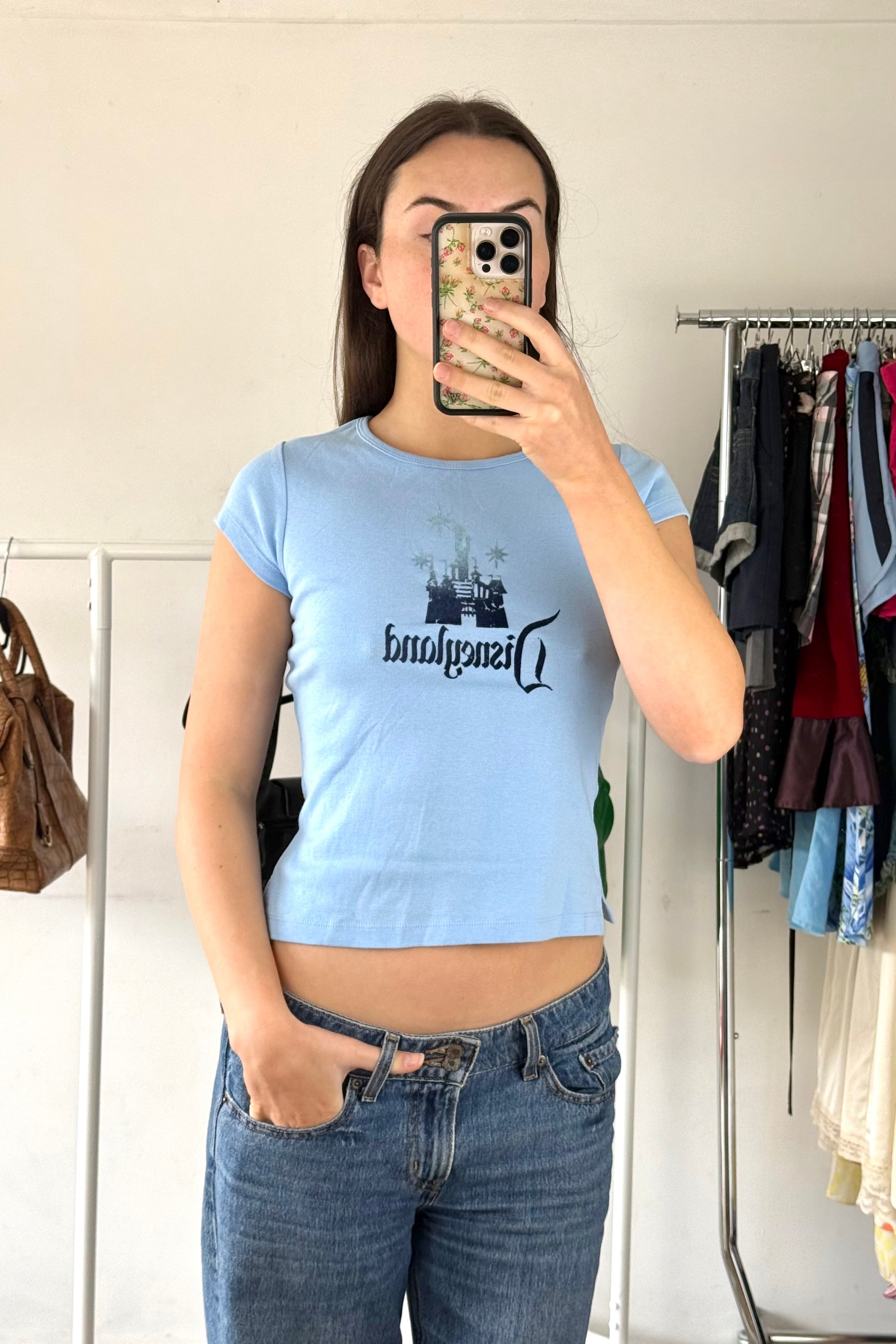 Vintage Disneyland Baby Tee┃Size M