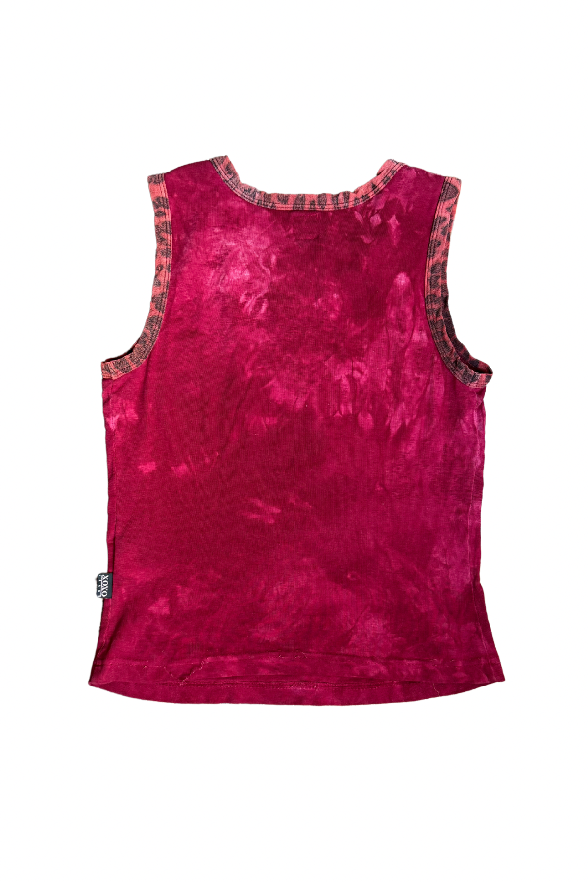 Vintage Maroon Rose Tank┃Size M