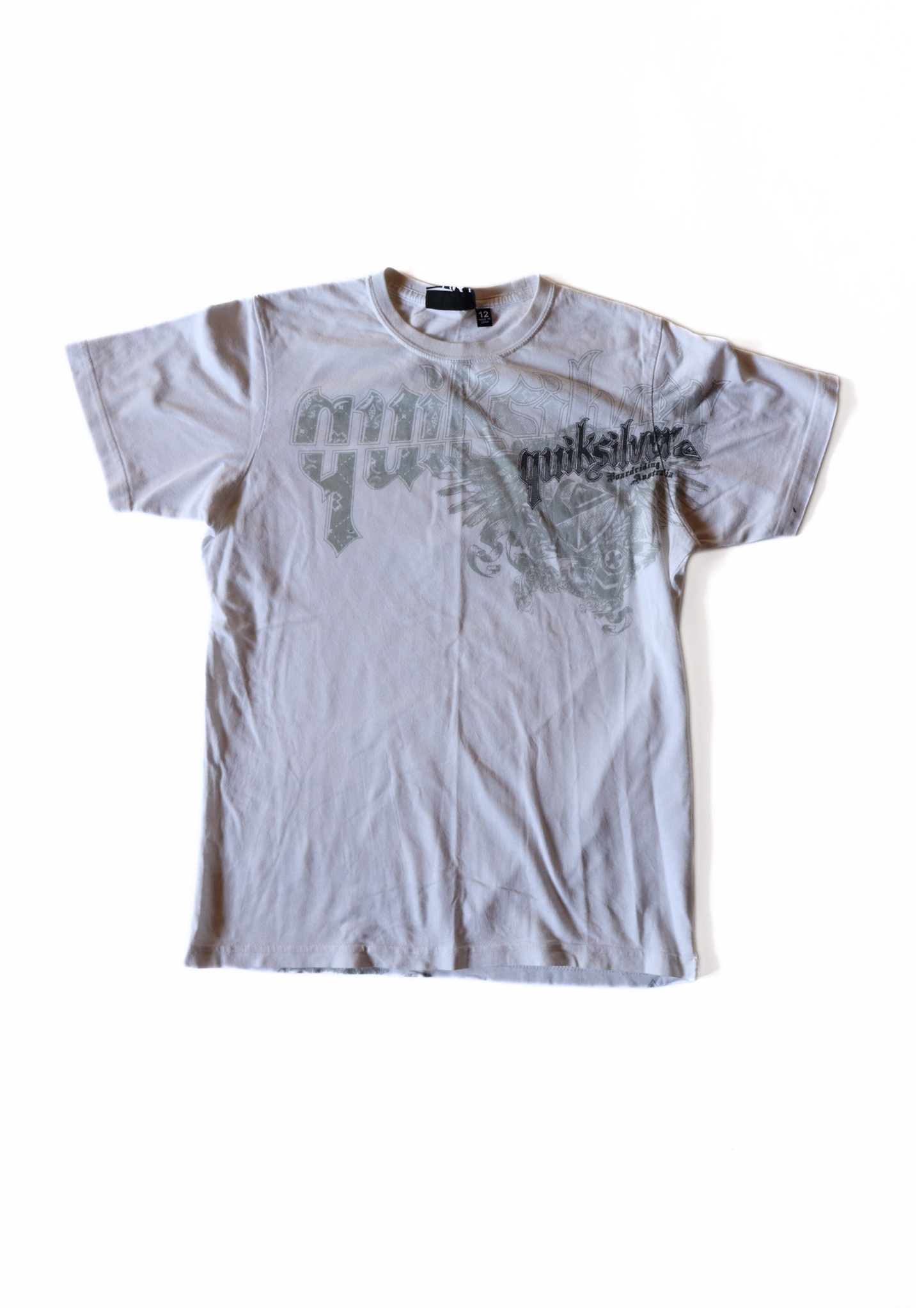 Quiksilver White Tee┃Size 12