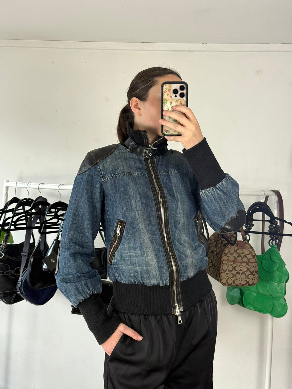 Miss Sixty Denim Bomber┃Size XS