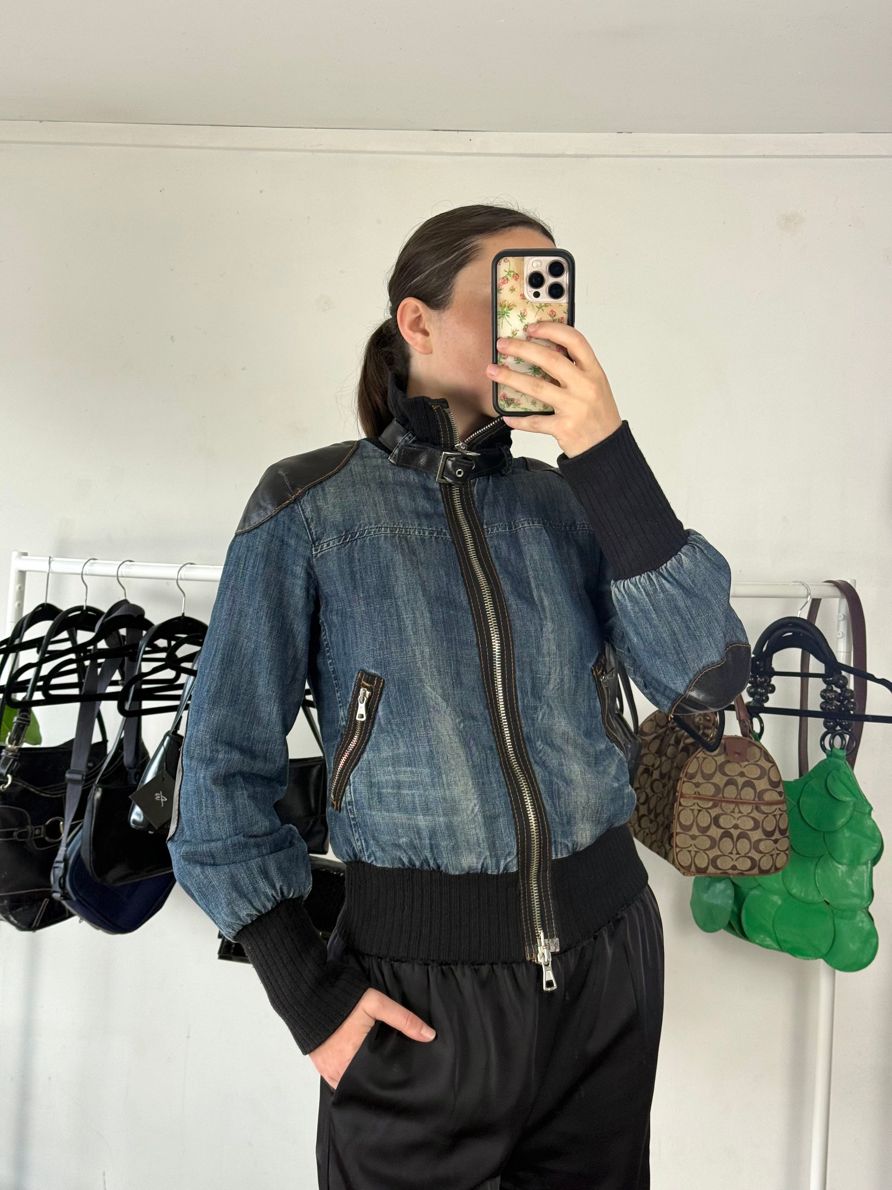 Miss Sixty Denim Bomber┃Size XS