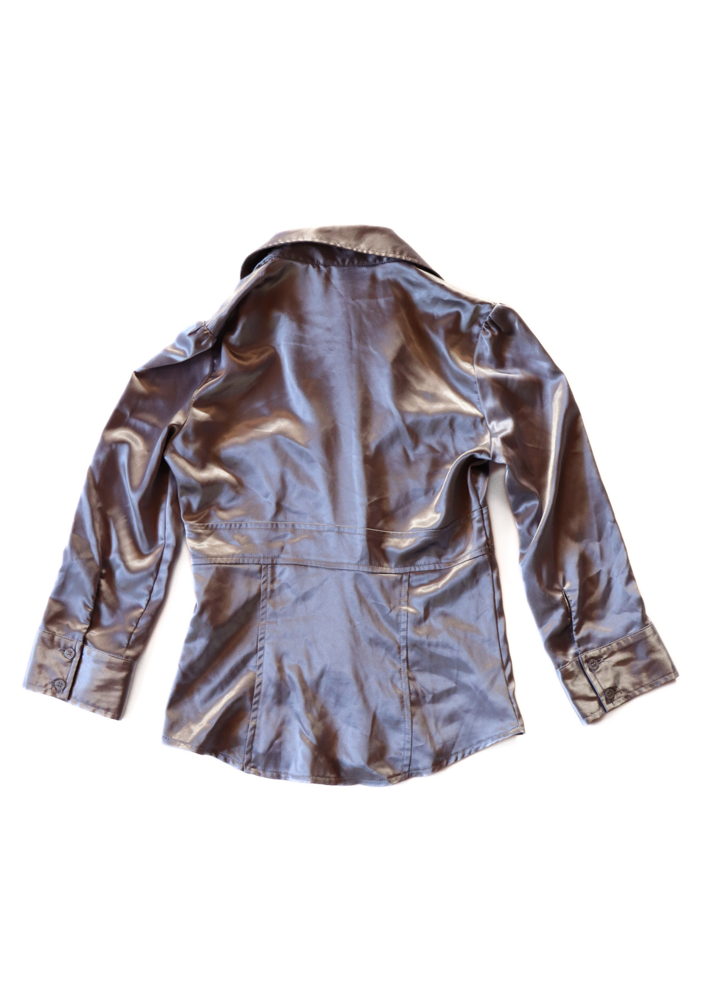 Satin Corset Style Shirt┃Size 6