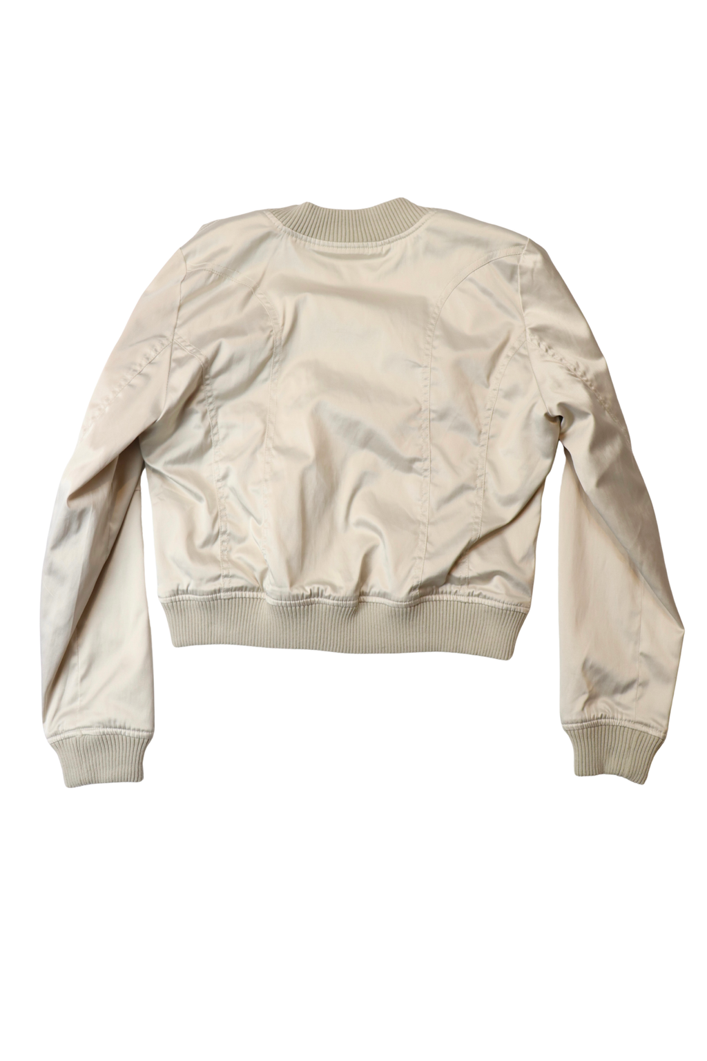 Cream Satin Y2K Jacket┃Size M