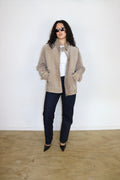 Beige Vintage Suede Jacket┃Size M