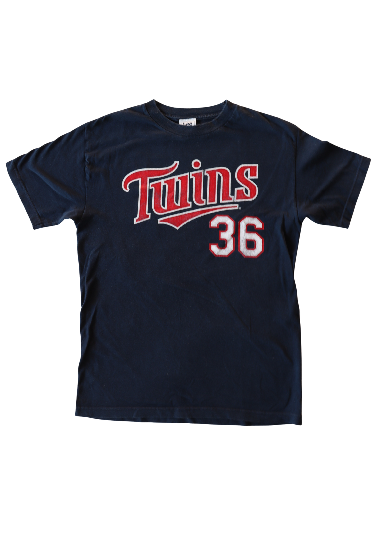 Vintage Twins 36 Navy Tee┃Size M