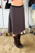 Polka Dot Midi Skirt┃Size 10