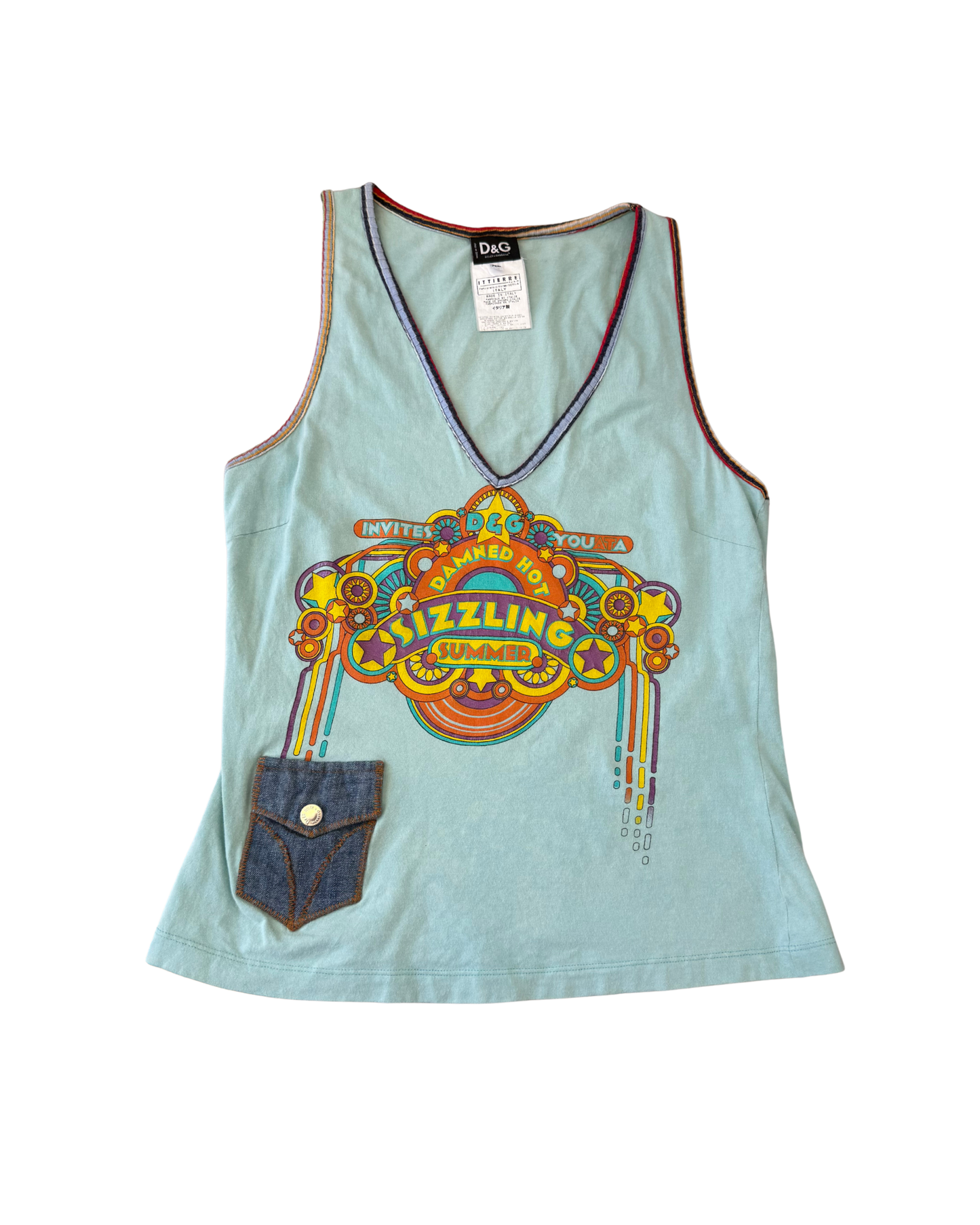 D&G Sizzling Summer Tank┃Size XS