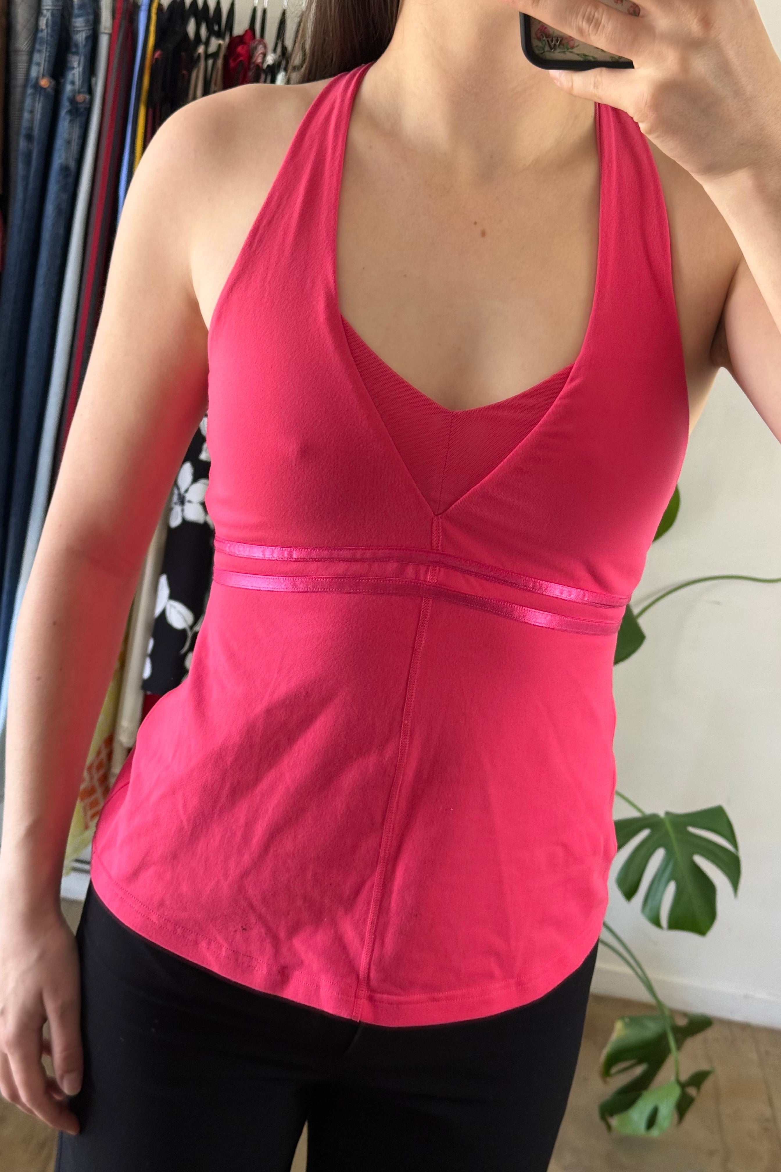 Pink Lululemon Tank