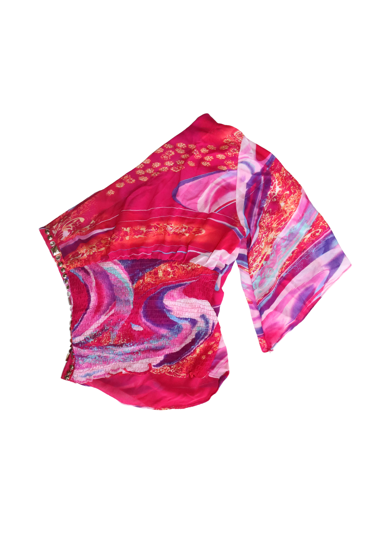 Purple One Shoulder Top