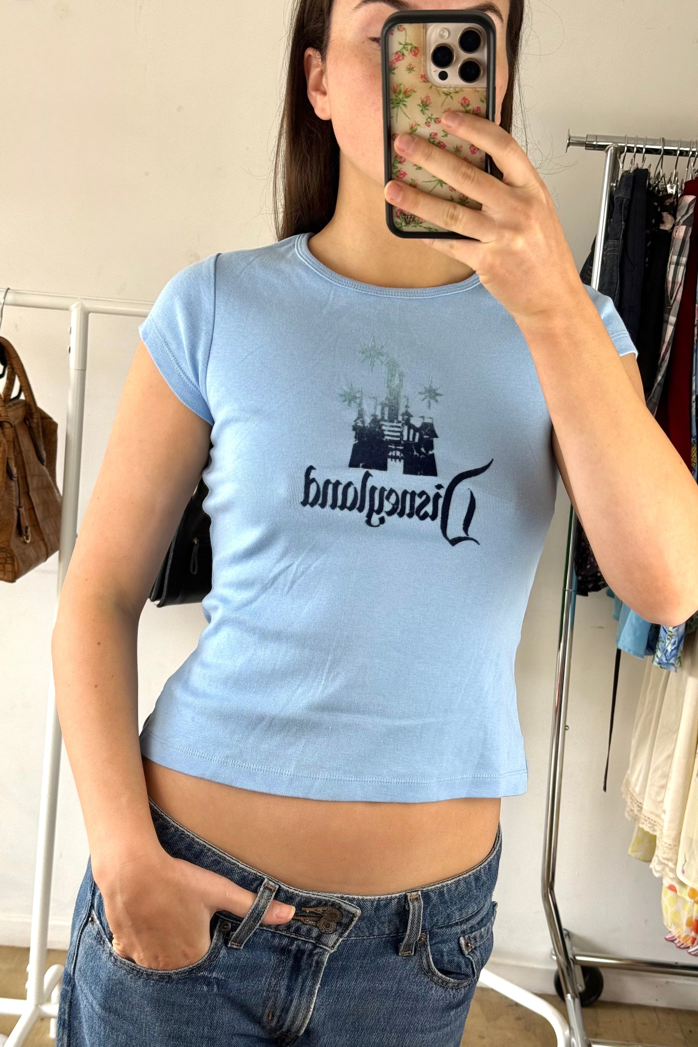 Vintage Disneyland Baby Tee┃Size M