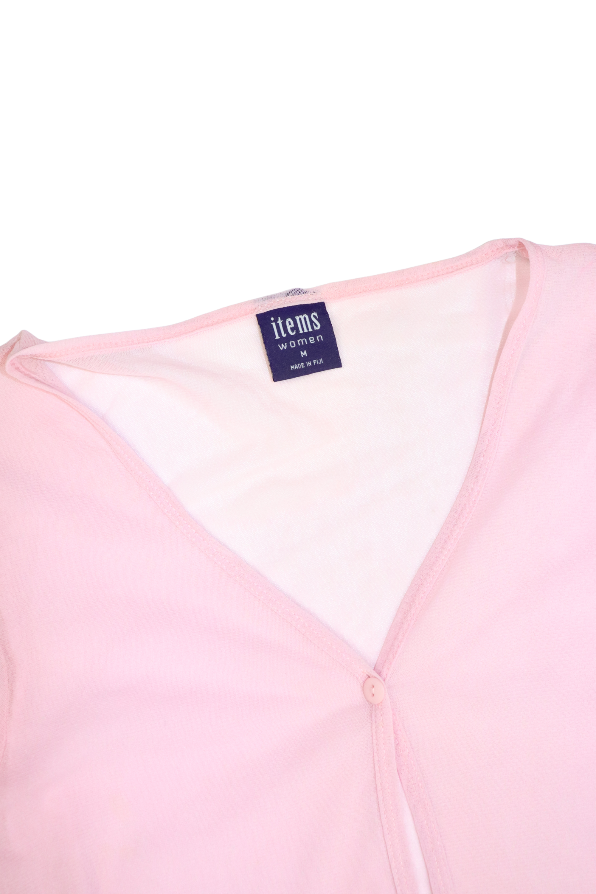 Sheer Pink Vintage Top┃Size M