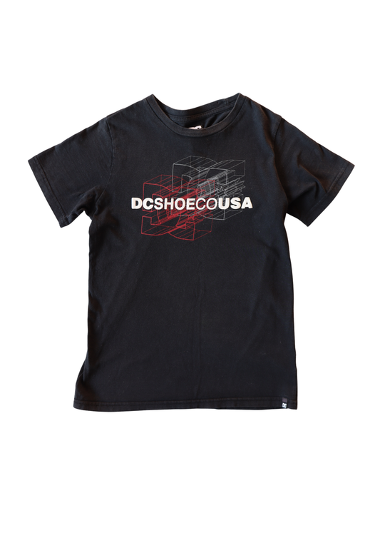 Black DC Shoe Co USA Baby Tee┃Size S