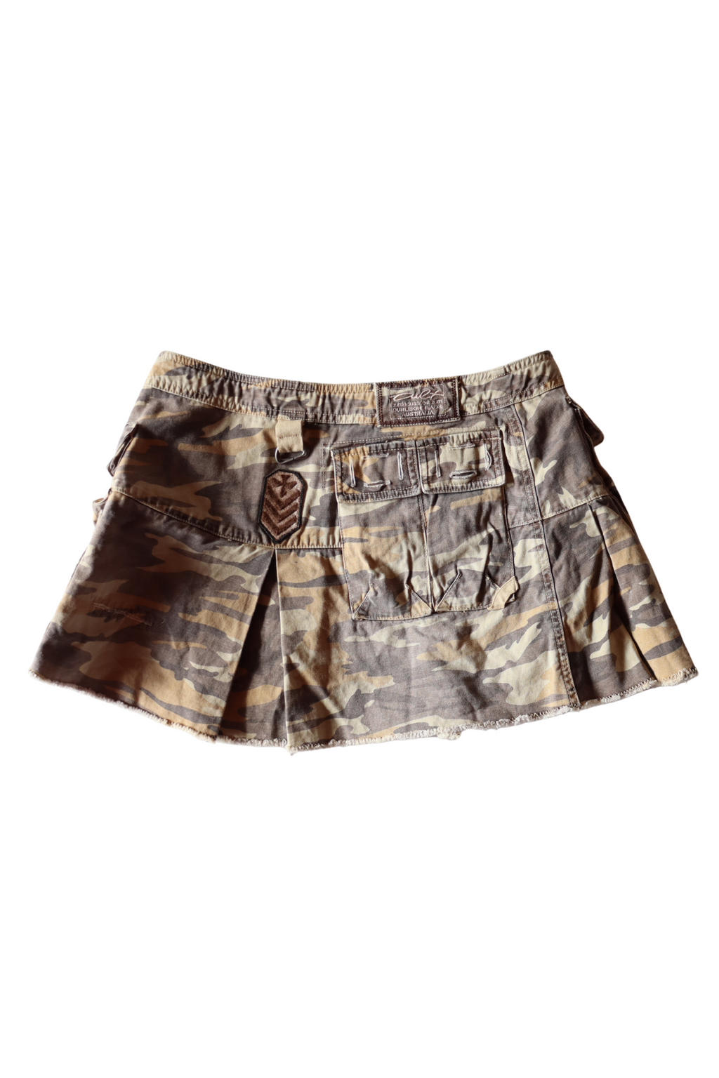 Y2K Camo Mini Skirt