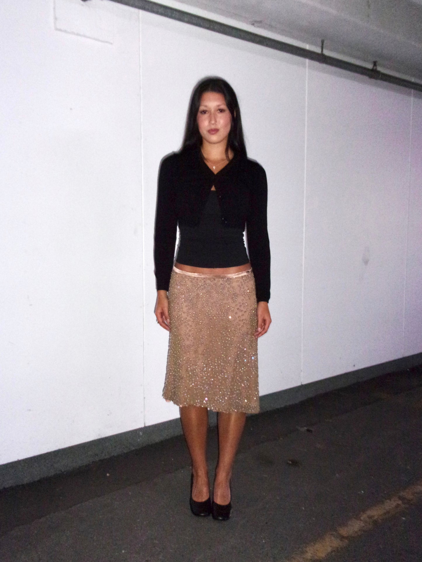 Black Cropped Cardigan┃Size XS