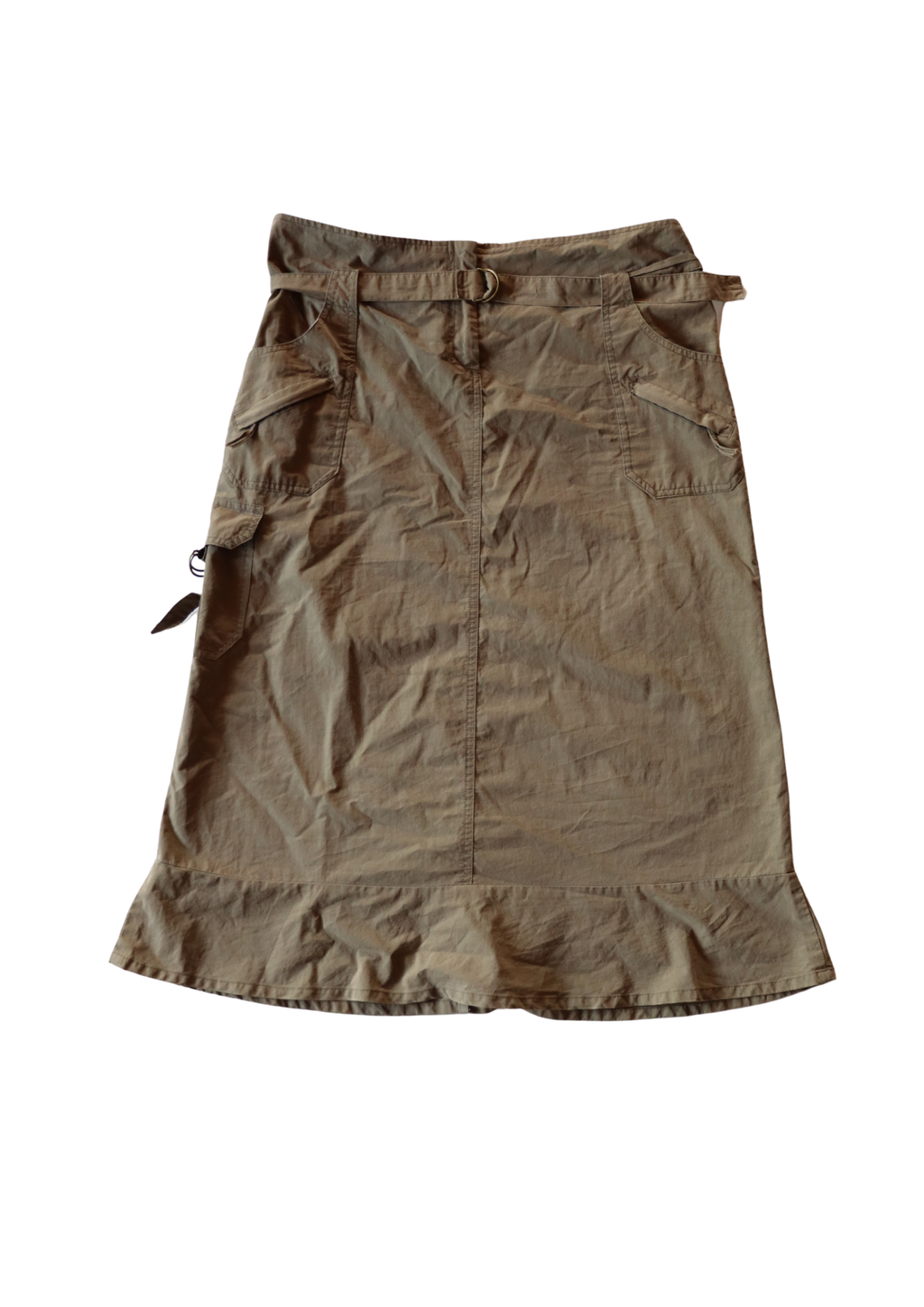 Vintage Green Cargo Skirt┃Size 12