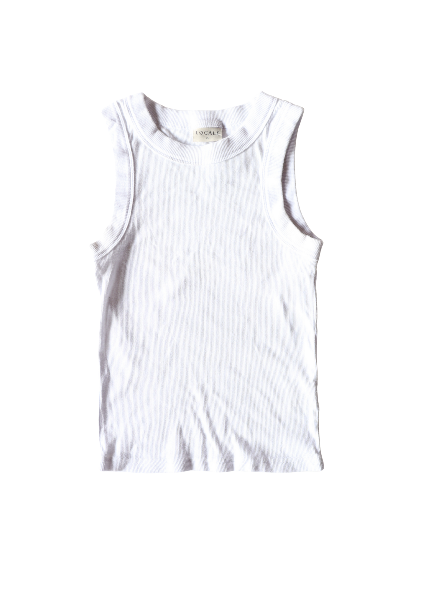 Locale White Tank Top┃Size 8