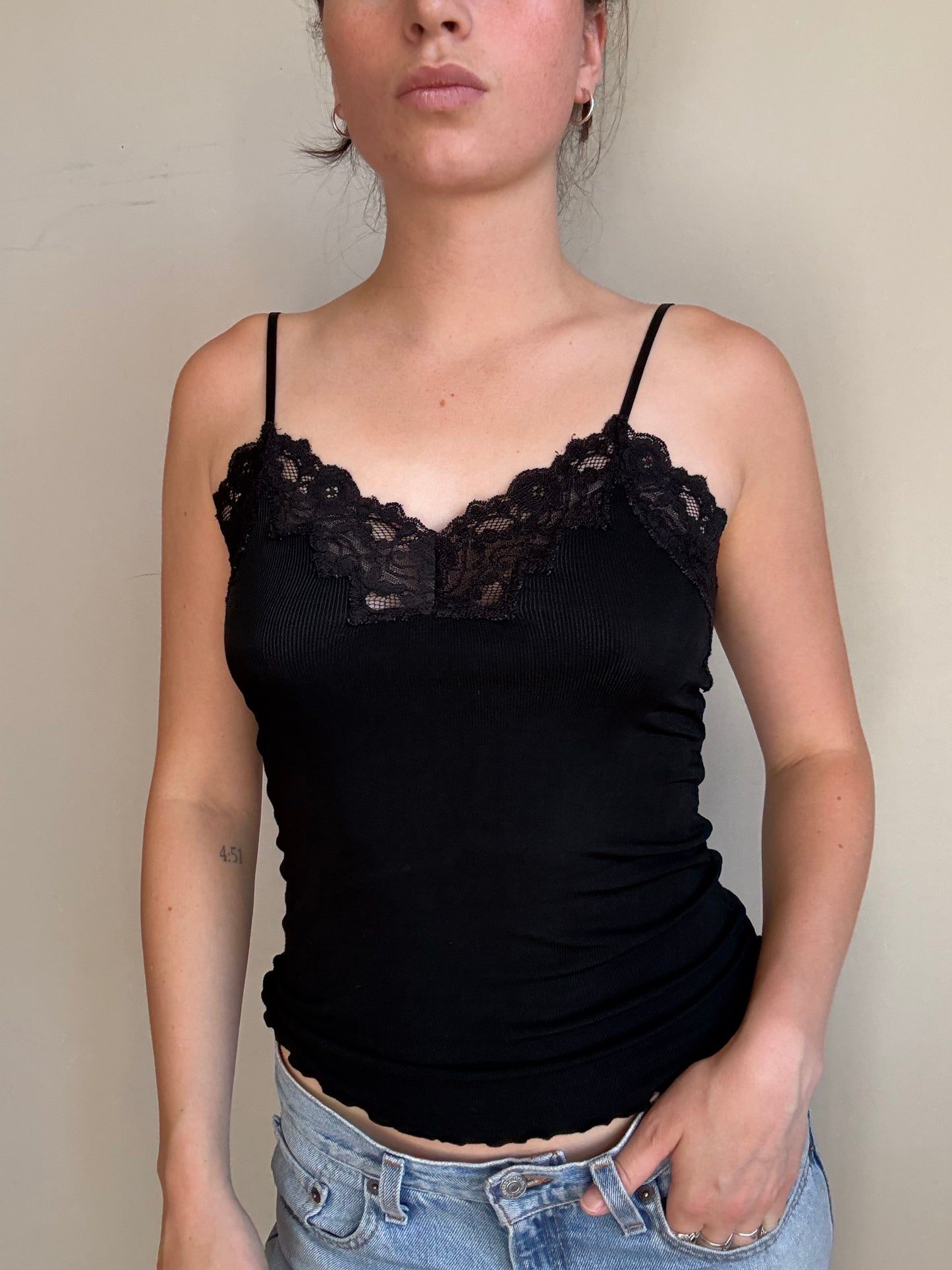 Ashley Fogel Lace Trim Singlet┃Size 10