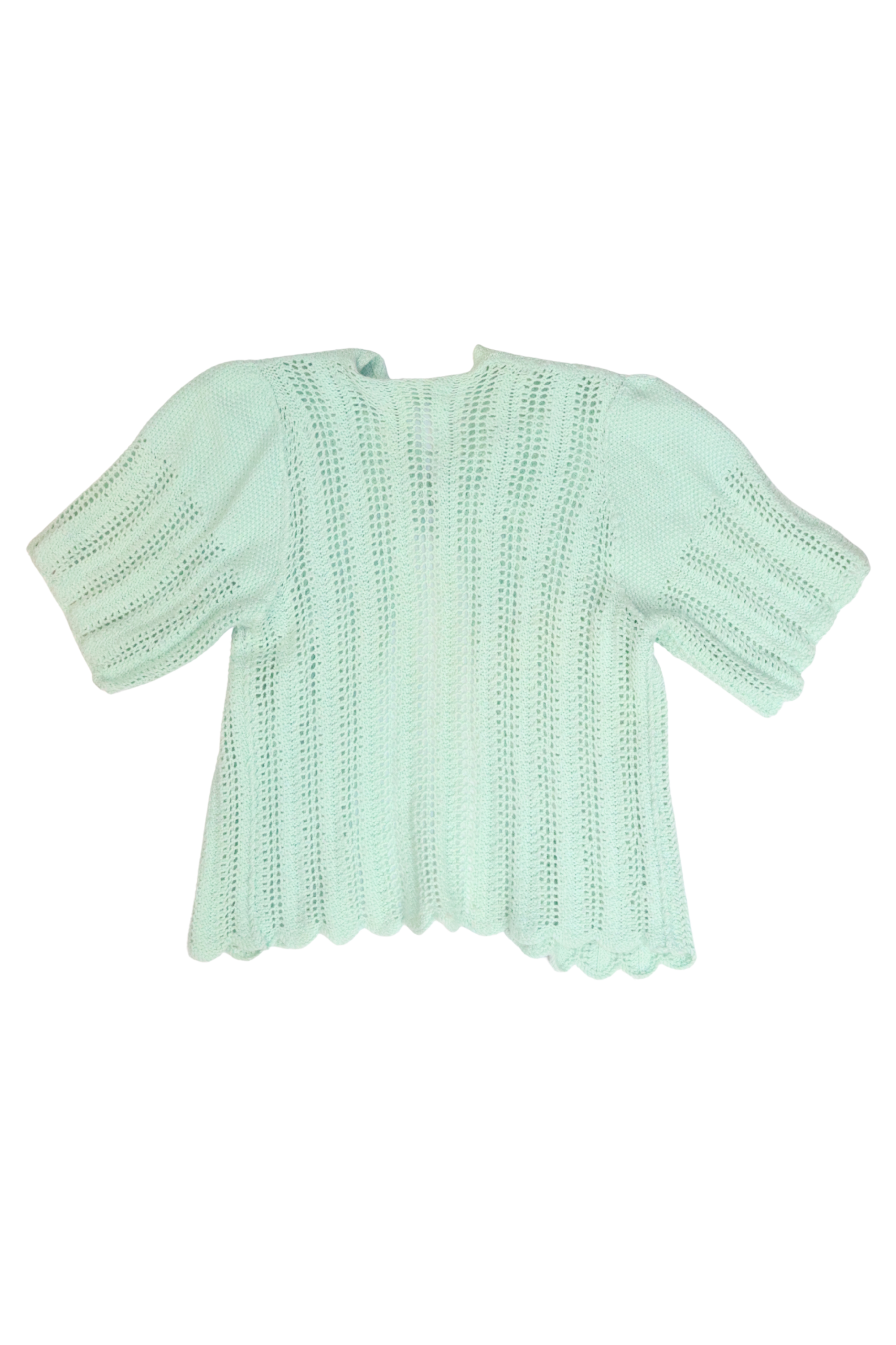 Green Knitted Cardigan