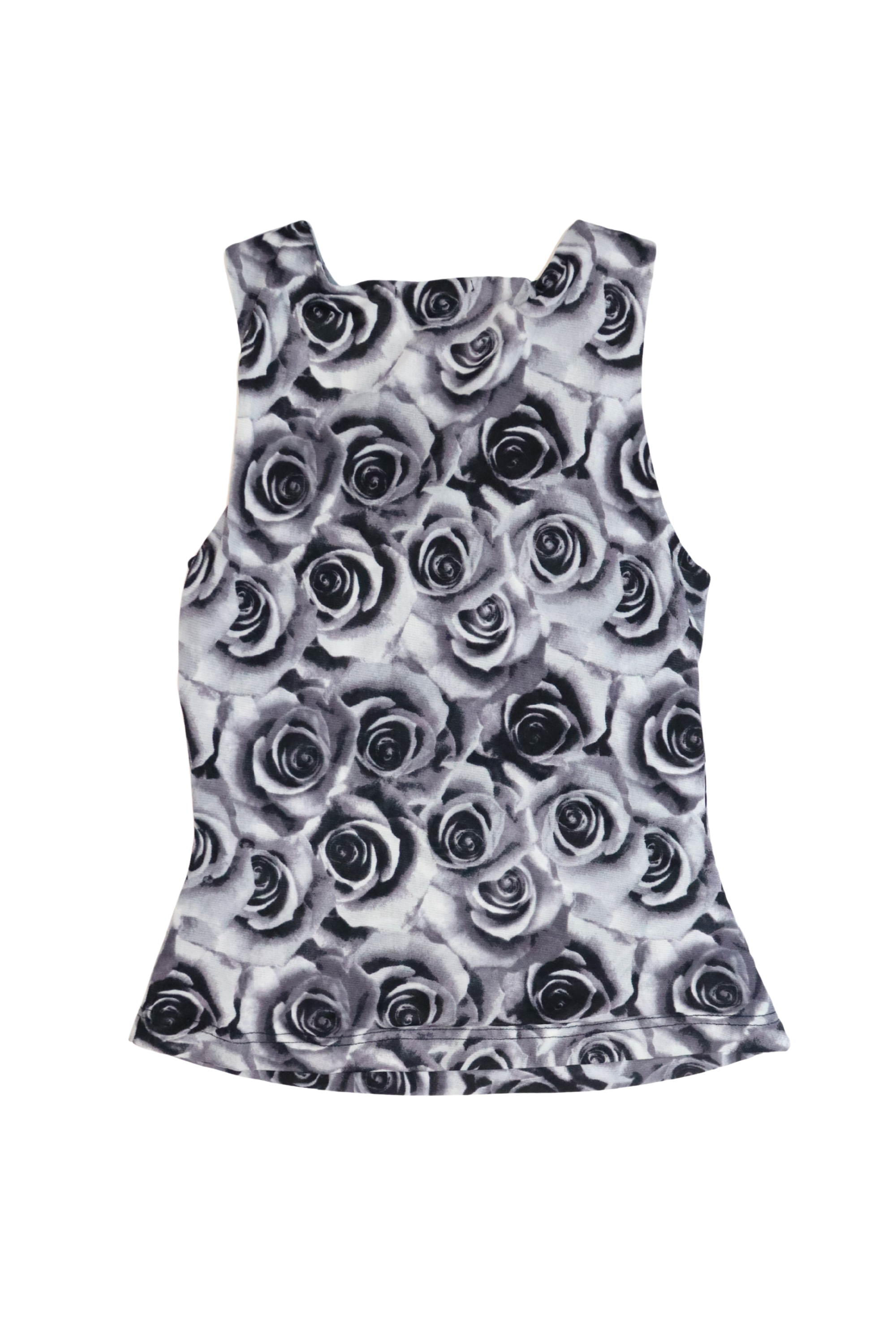 Vintage Grey Rose Tank┃Size 12